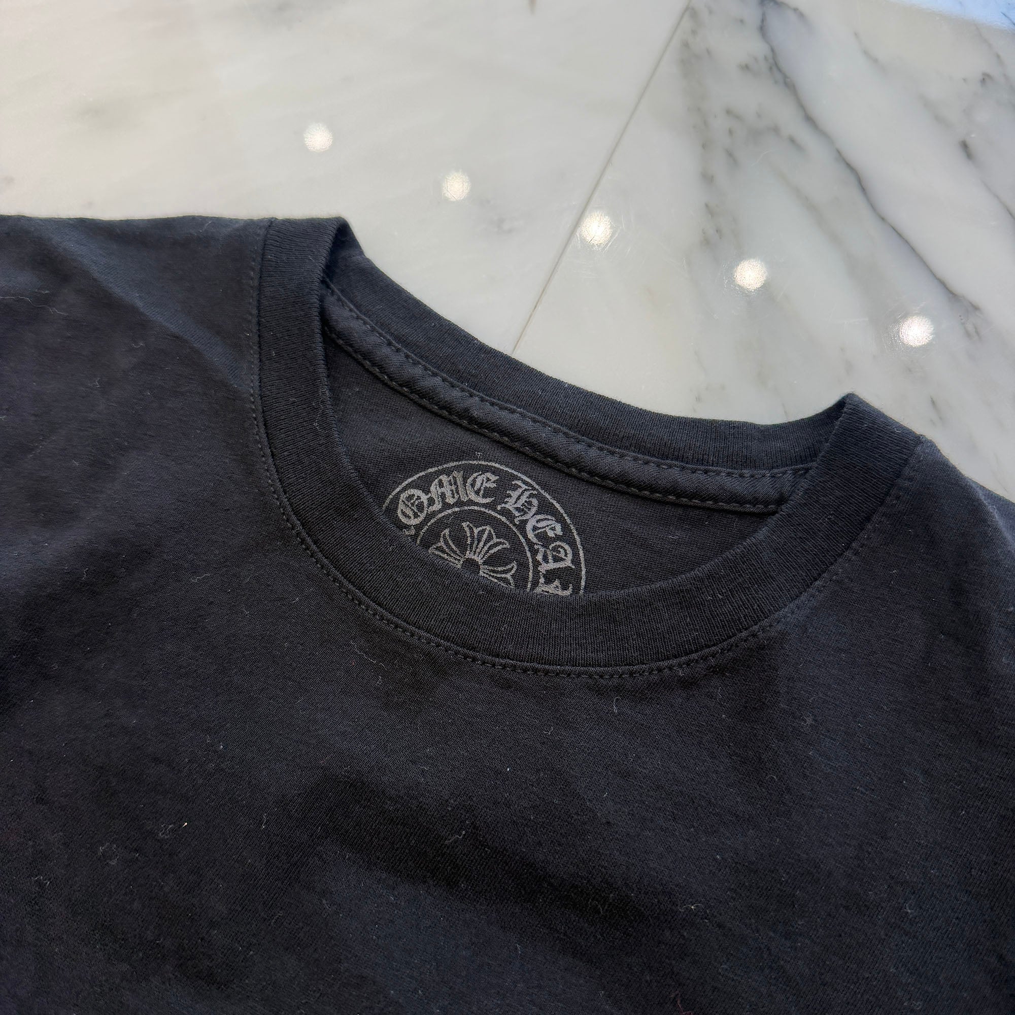 CHROME HEARTS Scroll Label Fuck You Logo Print Tee Size S クロムハーツ スクロール ラベル ファックユー ロゴ プリント Tシャツ サイズS