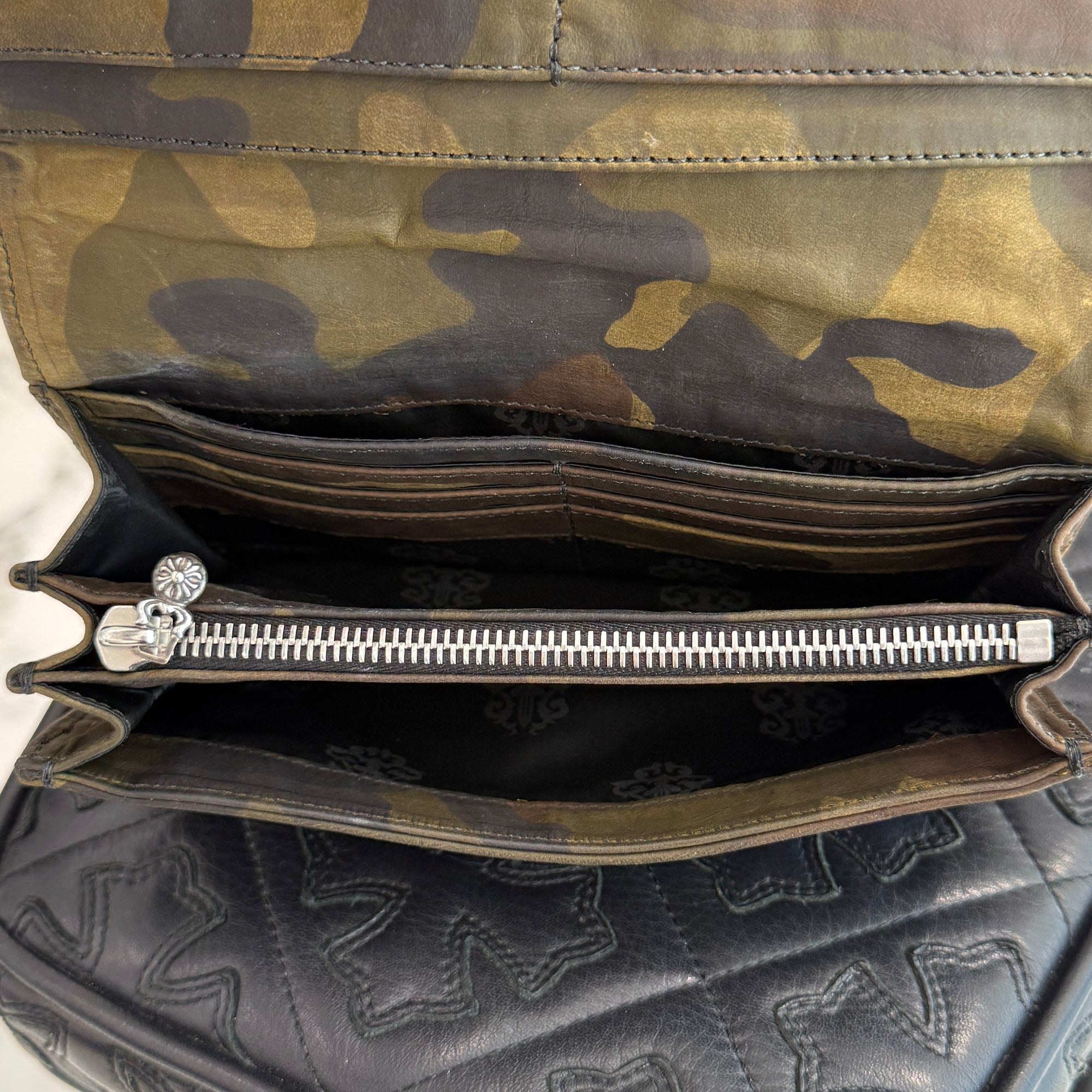 CHROME HEARTS Camouflage Judy Cross Ball Wallet クロムハーツ クロスボール カモフラージュ ジュディ クロスボールウォレット