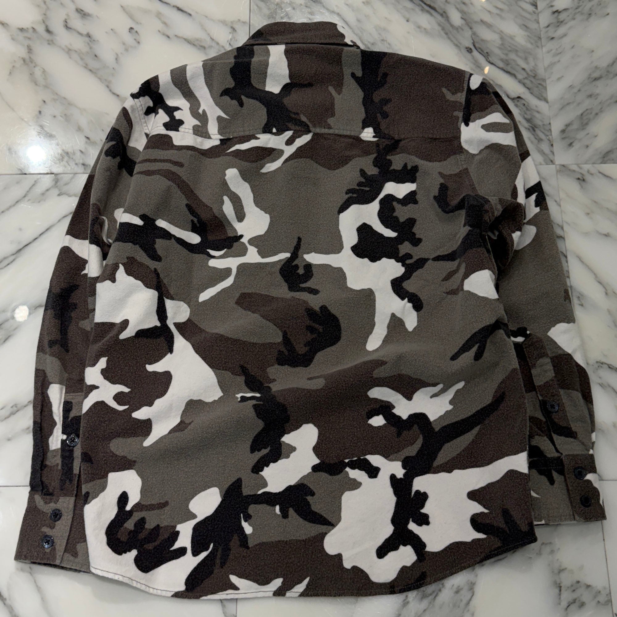 WTAPS 2017AW Camouflage Flannel Shirt 141GWDT-SHM03 Size 1 ダブルタップス カモフラージュ フランネルシャツ サイズ1