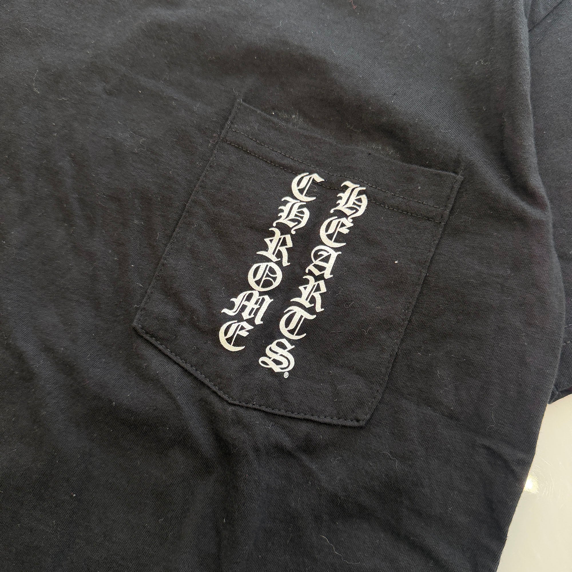 CHROME HEARTS Scroll Label Fuck You Logo Print Tee Size S クロムハーツ スクロール ラベル ファックユー ロゴ プリント Tシャツ サイズS