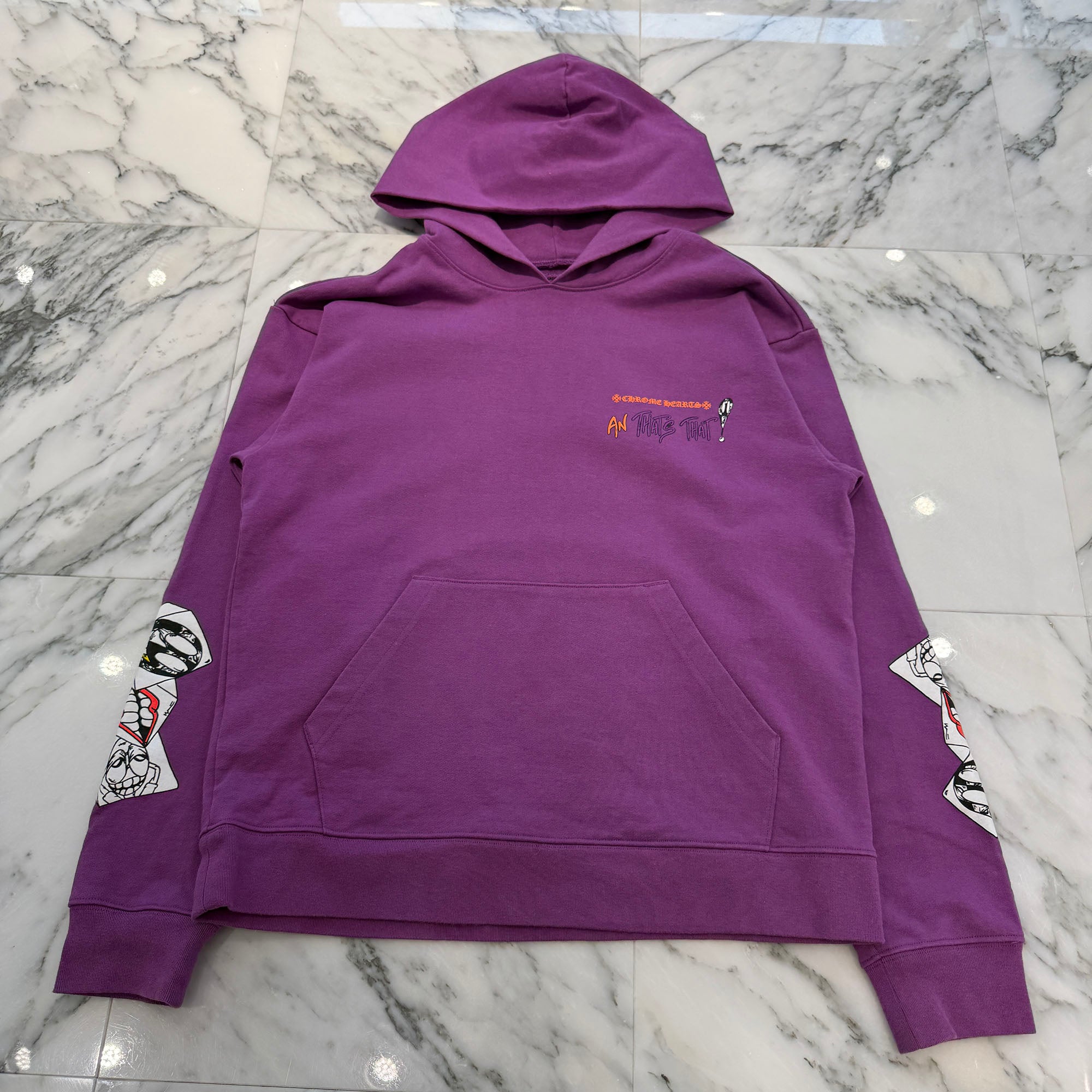 CHROME HEARTS × MATTY BOY 2024AW "I WANT MORE NOT LESS" Pullover Hoodie Size L クロムハーツ × マッティボーイ "アイウォントレス" プルオーバーフーディ サイズL