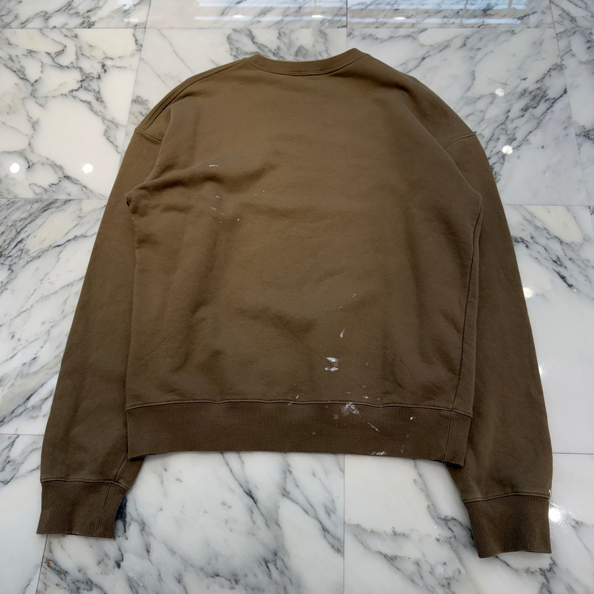 DIOR × Travis Scott 2022AW Logo Embroidery Paint Sweatshirt 283J679A0531 Size M ディオール × トラヴィス・スコット ロゴ刺繍 ペイント スウェットシャツ サイズM