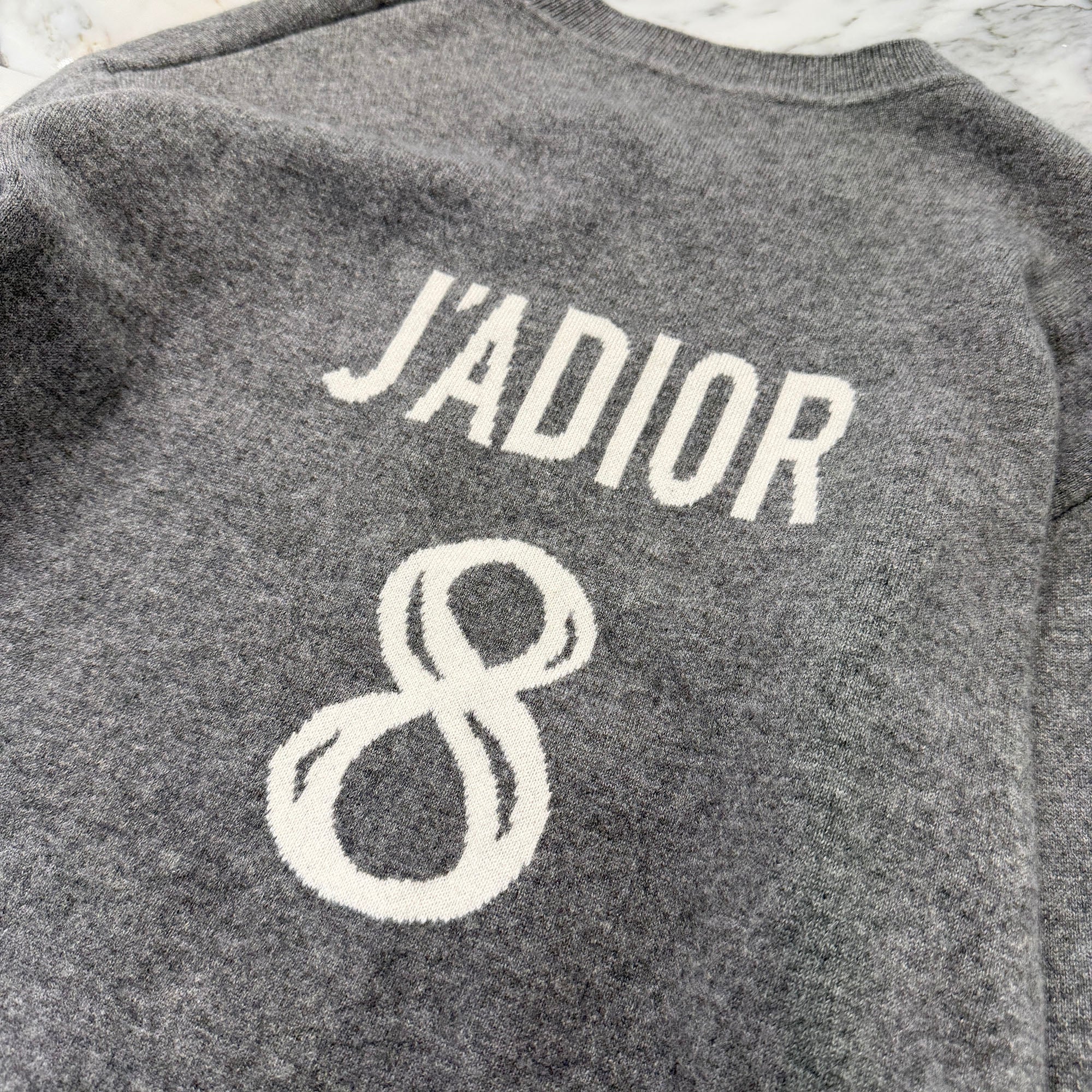 DIOR 2021AW Christian Dior 8 Boxy Sweater 924S55AM009 Size 40 ディオール クリスチャンディオール 8 ボクシーセーター サイズ40