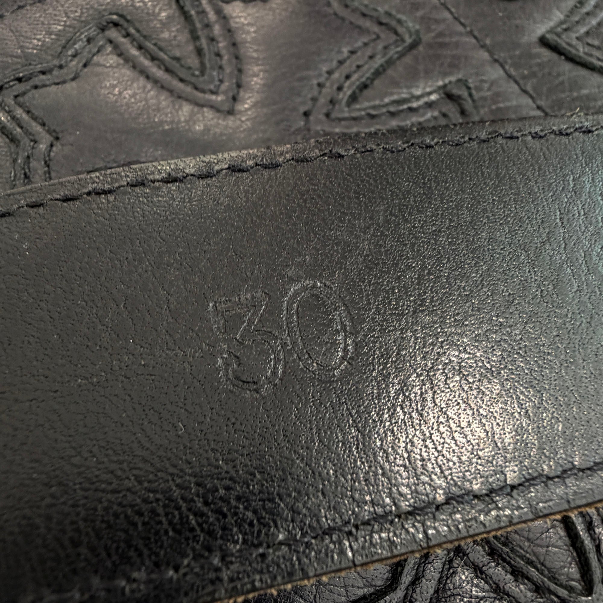 CHROME HEARTS 3PC Roller Leather Belt Size 30 inch クロムハーツ 3PC ローラー レザーベルト サイズ30インチ