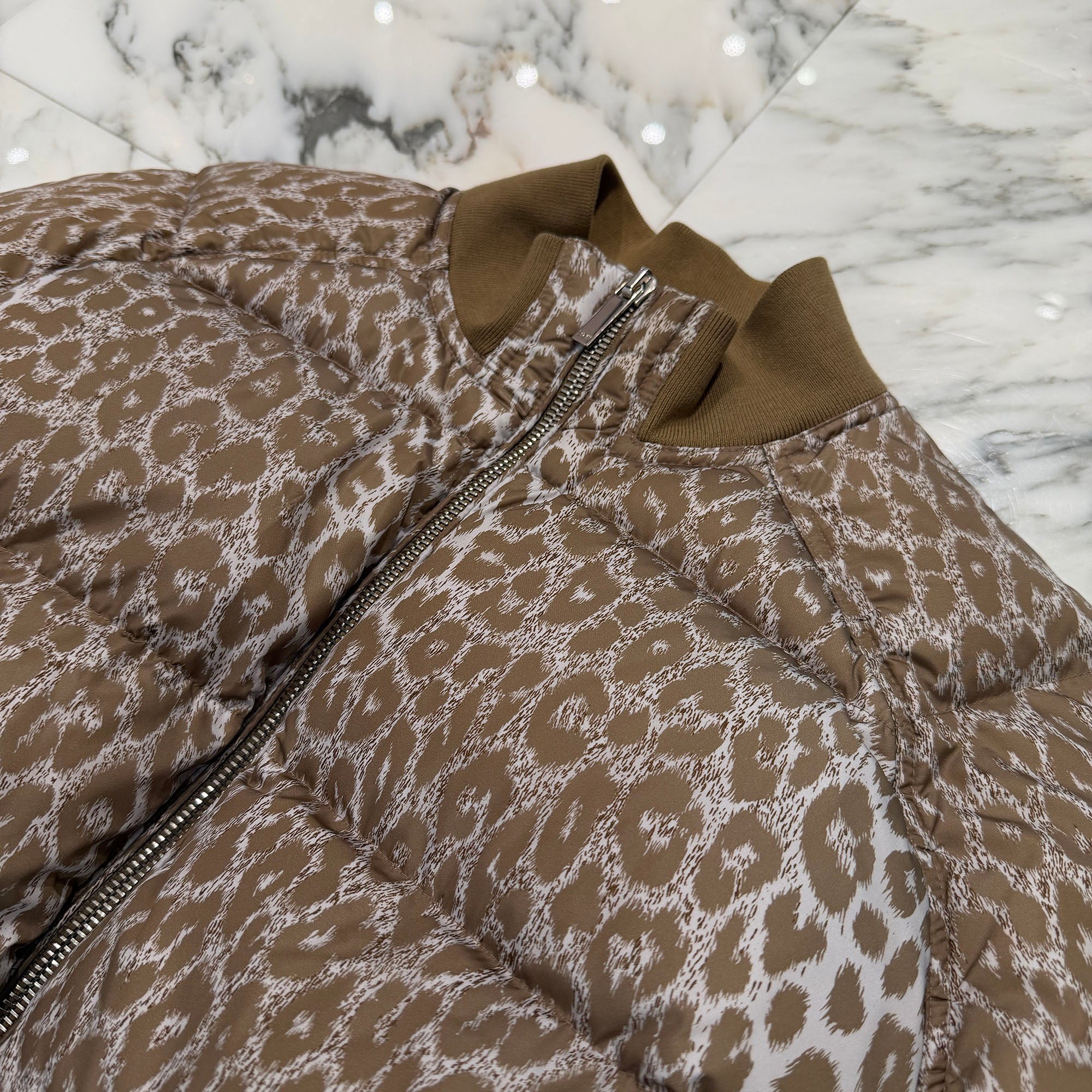 DIOR 2021AW Leopard Down Jacket 213C411A5492 Size 52 ディオール