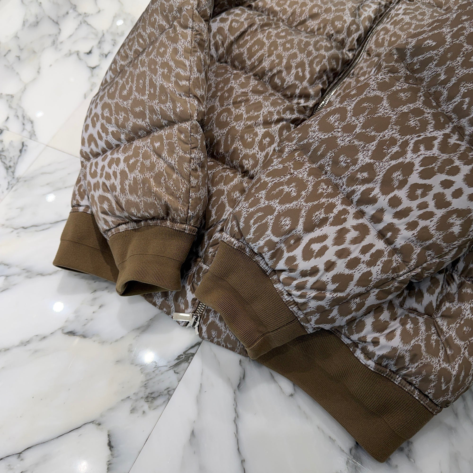 DIOR 2021AW Leopard Down Jacket 213C411A5492 Size 52 ディオール