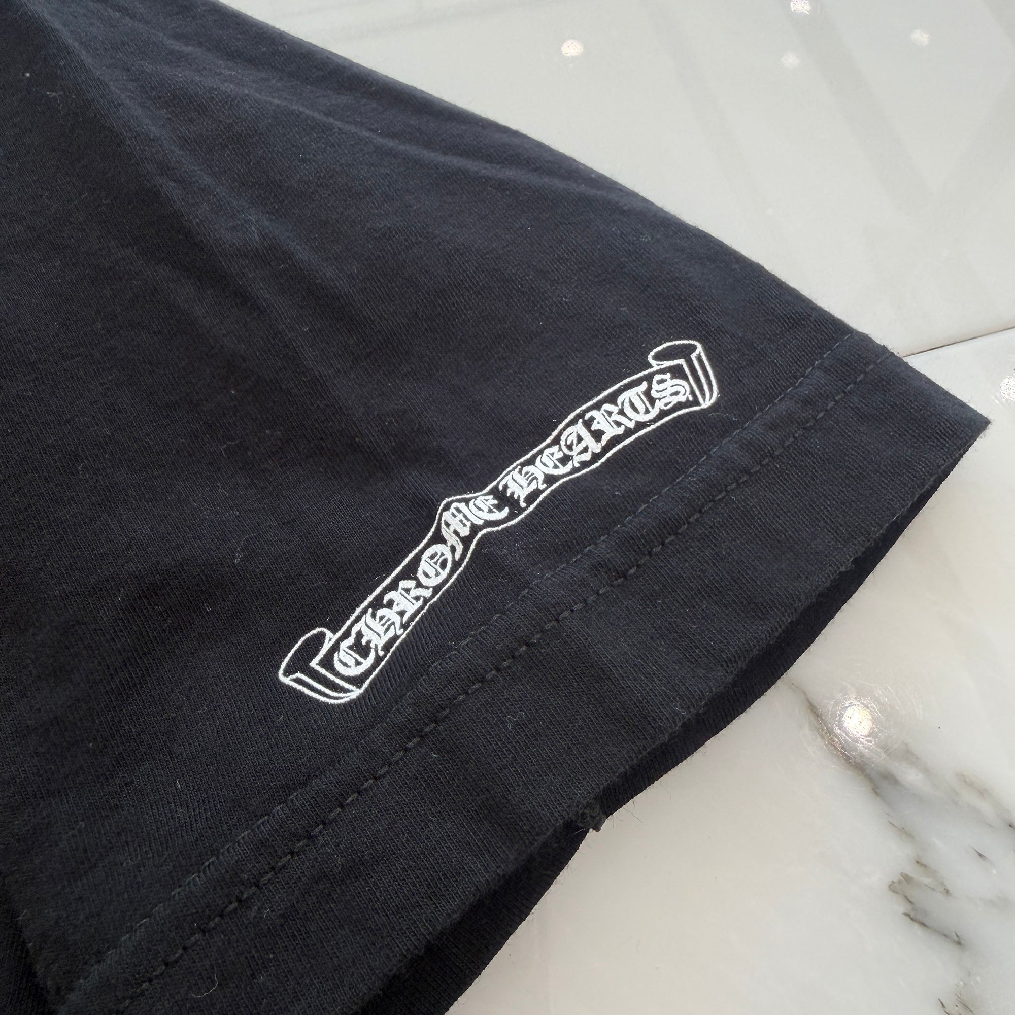 CHROME HEARTS Scroll Label Fuck You Logo Print Tee Size S クロムハーツ スクロール ラベル ファックユー ロゴ プリント Tシャツ サイズS