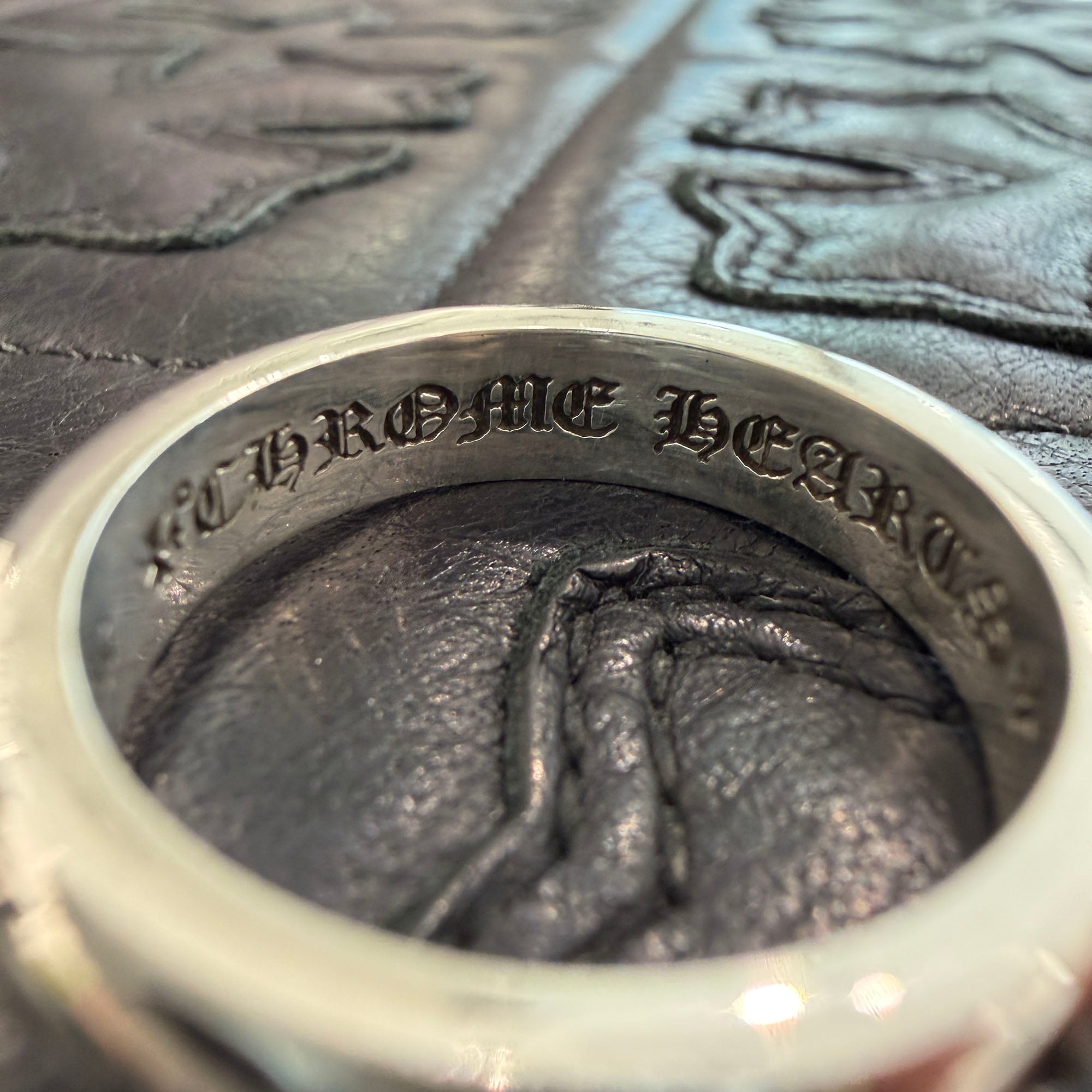 CHROME HEARTS Negative Ch Plus Ring Size 23号 クロムハーツ ネガティブ CH プラス リング サイズ23号