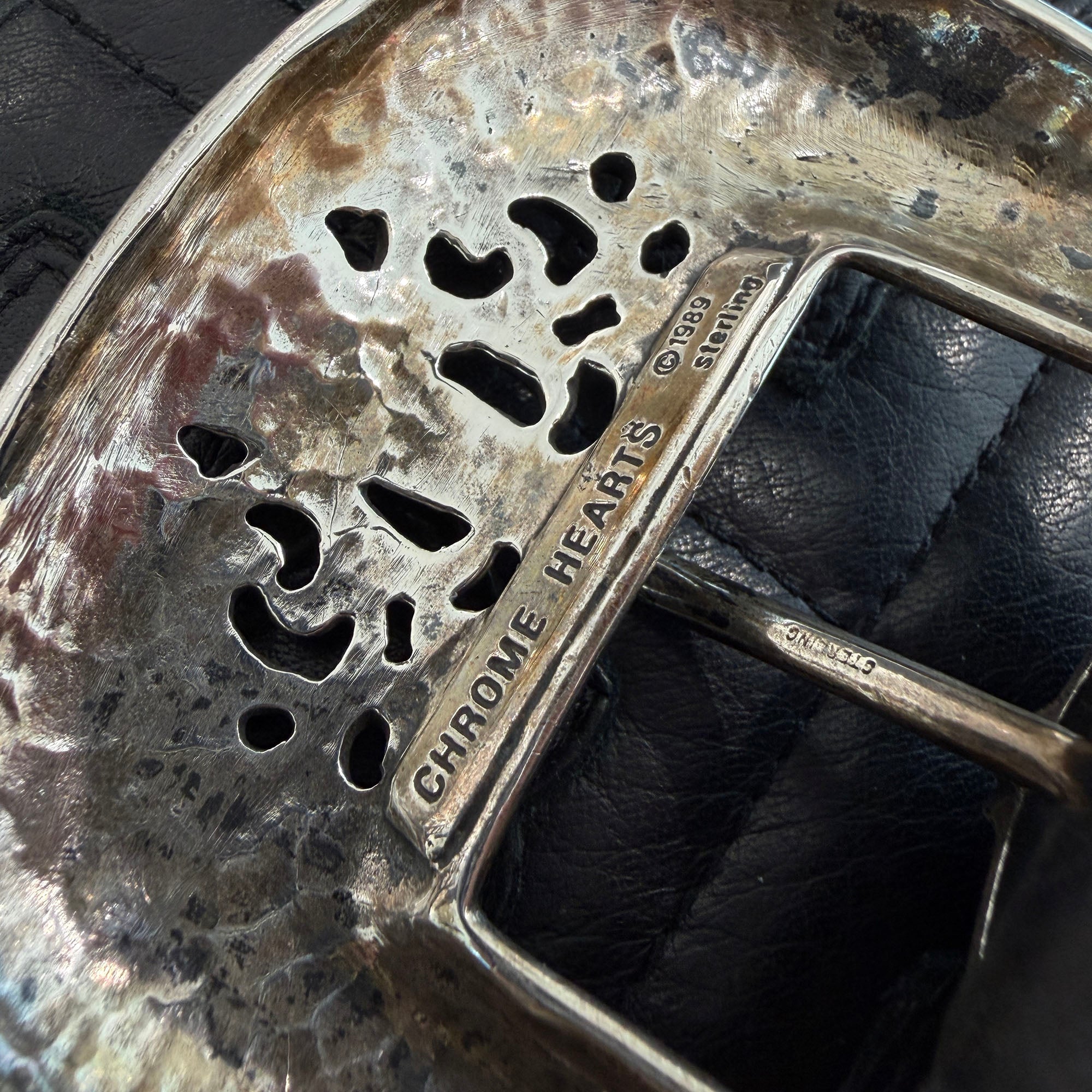 CHROME HEARTS 3PC Classic Leather Belt クロムハーツ 3PC クラシック レザーベルト