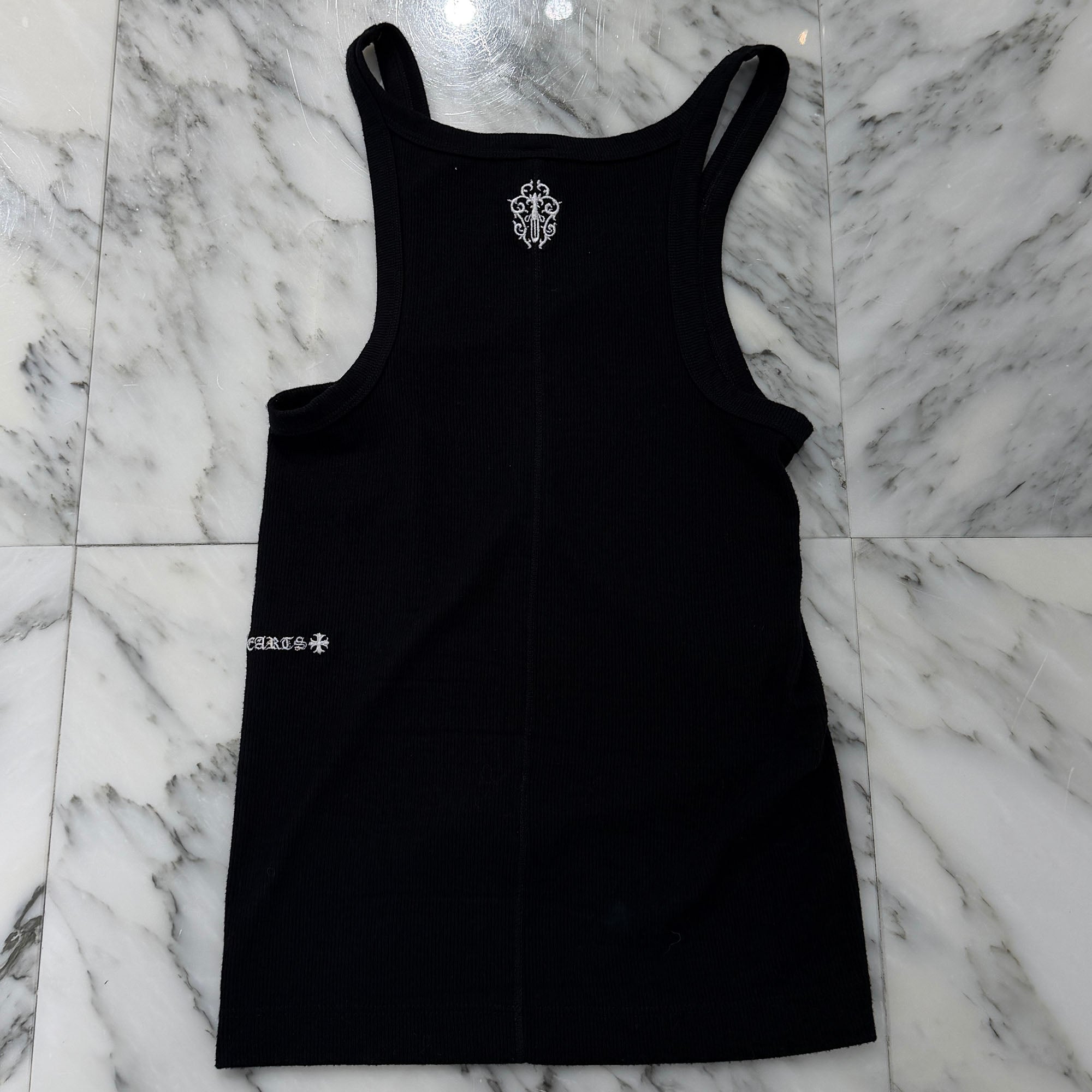CHROME HEARTS Y NOT Vine Dagger Embroidery Tank Top Size XS クロムハーツ ワイノット ヴァインダガー刺繍 タンクトップ サイズXS