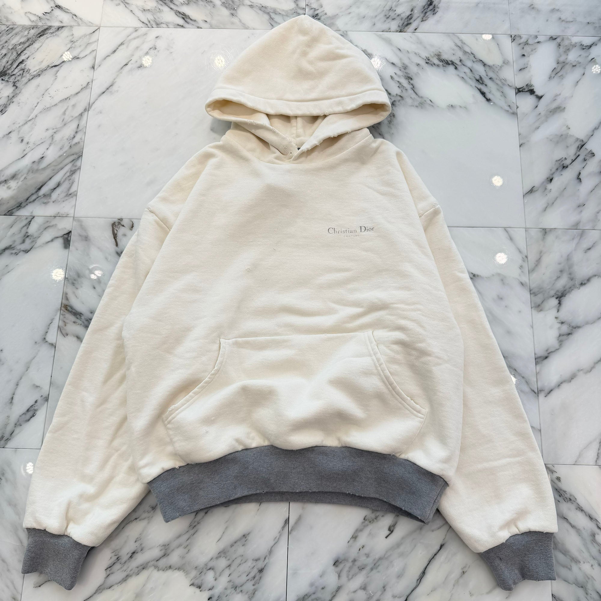 DIOR 2025AW CHRISTIAN DIOR COUTURE Logo Pullover Hoodie 343J691A0878 Size S ディオール クリスチャン・ディオール・クチュール ロゴ プルオーバーフーディー サイズS