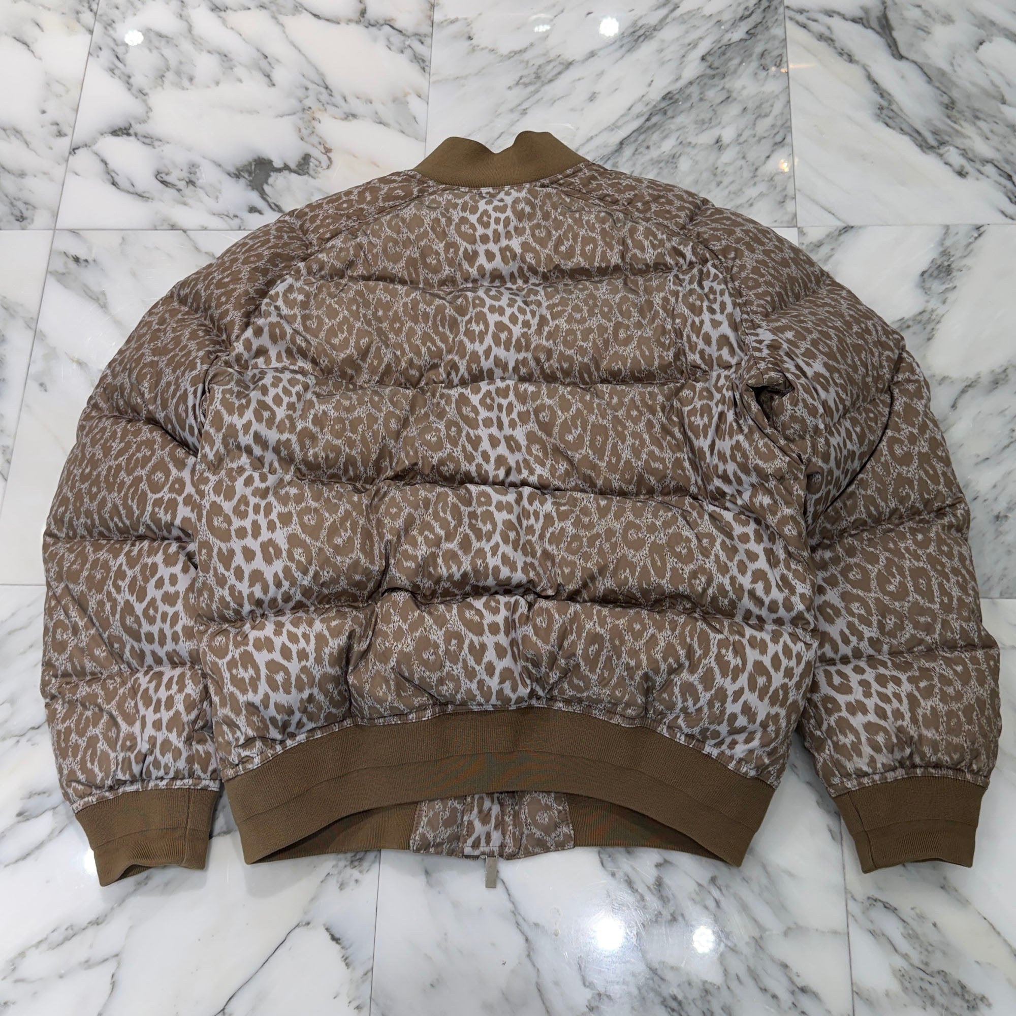 DIOR 2021AW Leopard Down Jacket 213C411A5492 Size 52 ディオール レオパード ダウンジャケット サイズ52