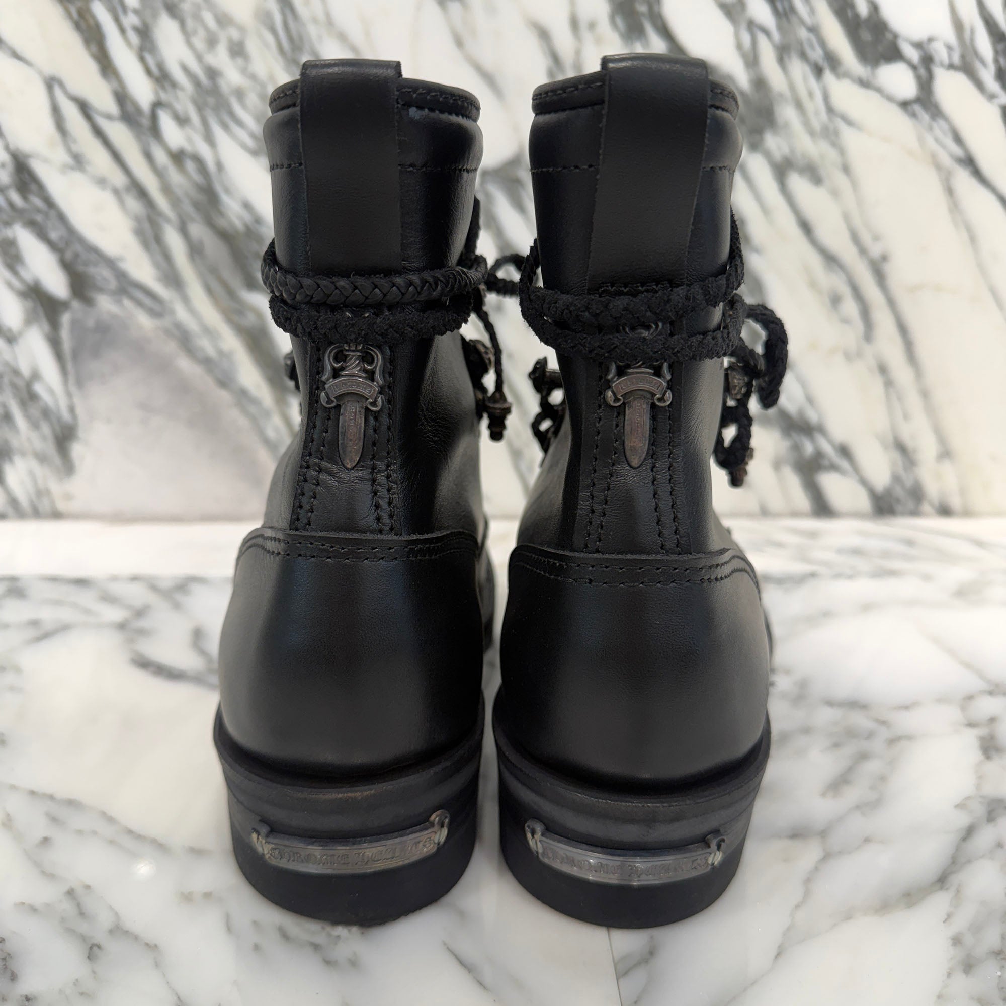 CHROME HEARTS × WESCO Custom JOBMASTER Leather Boots Size 7 1/2E (約25.5cm～26.0cm) クロムハーツ × ウエスコ カスタム ジョブマスター レザーブーツ サイズ7 1/2E (約25.5cm～26.0cm)