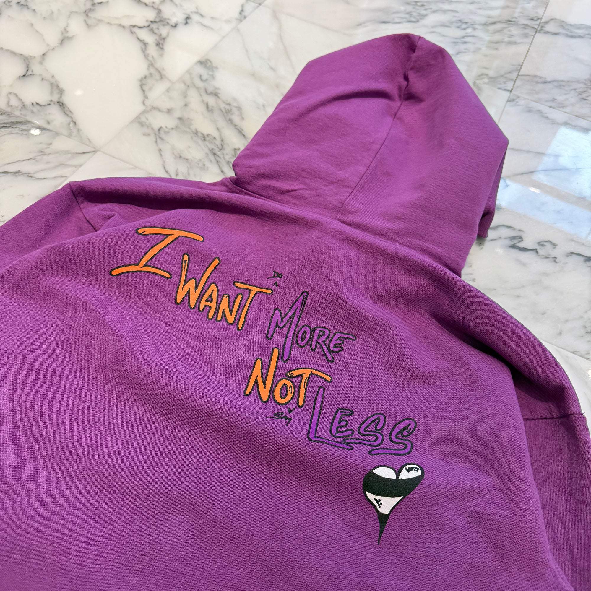 CHROME HEARTS × MATTY BOY 2024AW "I WANT MORE NOT LESS" Pullover Hoodie Size L クロムハーツ × マッティボーイ "アイウォントレス" プルオーバーフーディ サイズL