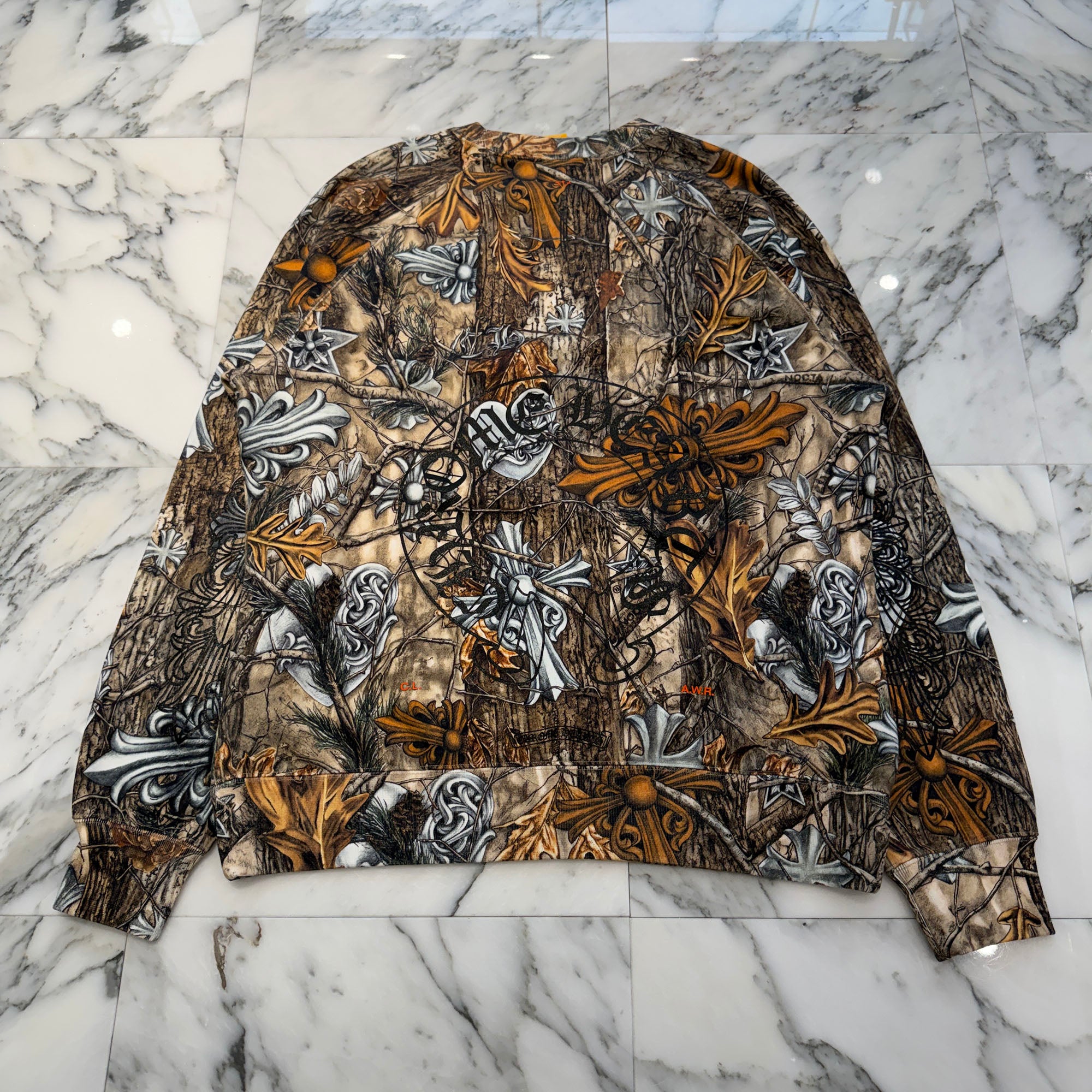 CHROME HEARTS × NIKE × Drake NOCTA 2026SS Camo Neck Logo Crewneck Sweatshirt Size L クロムハーツ×ナイキ×ドレイク ノクタ カモネックロゴクルーネックスウェットシャツ サイズL
