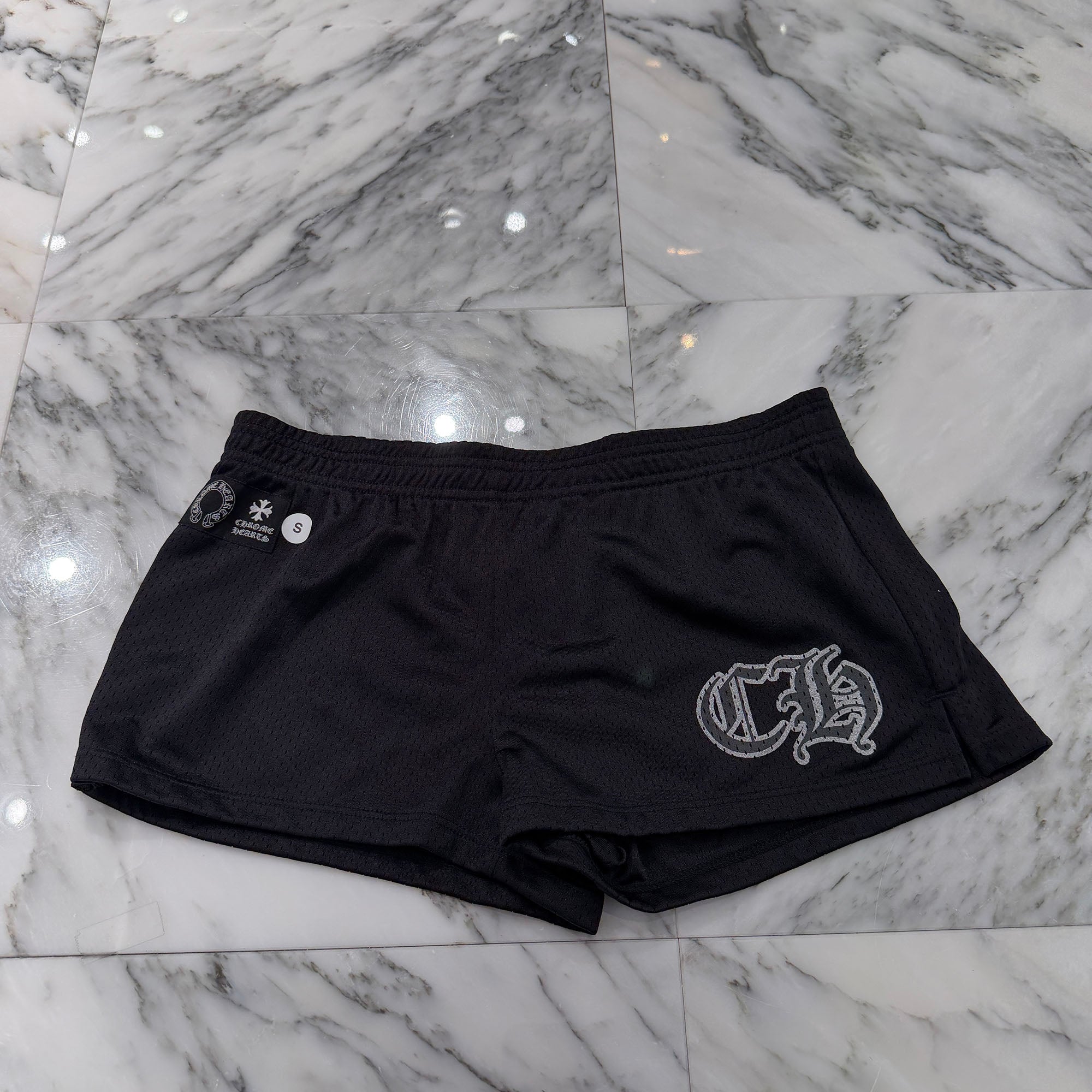 CHROME HEARTS Mesh Varsity Shorts Size S クロムハー メッシュヴァーシティーショーツ サイズS
