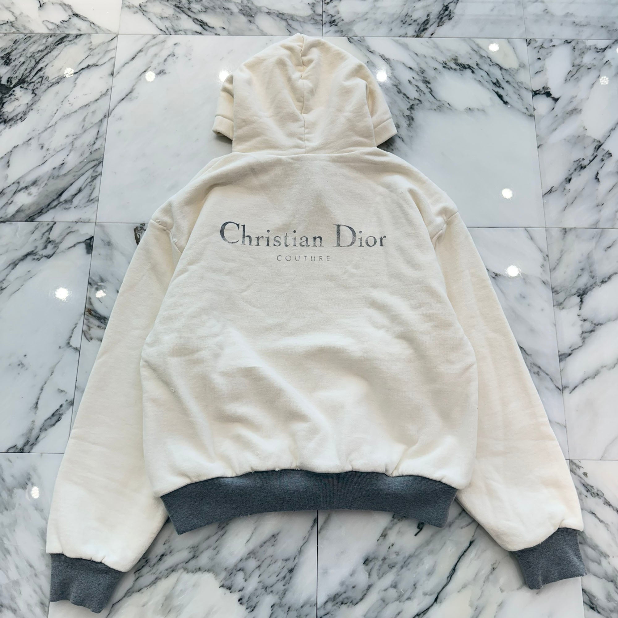 DIOR 2025AW CHRISTIAN DIOR COUTURE Logo Pullover Hoodie 343J691A0878 Size S ディオール クリスチャン・ディオール・クチュール ロゴ プルオーバーフーディー サイズS