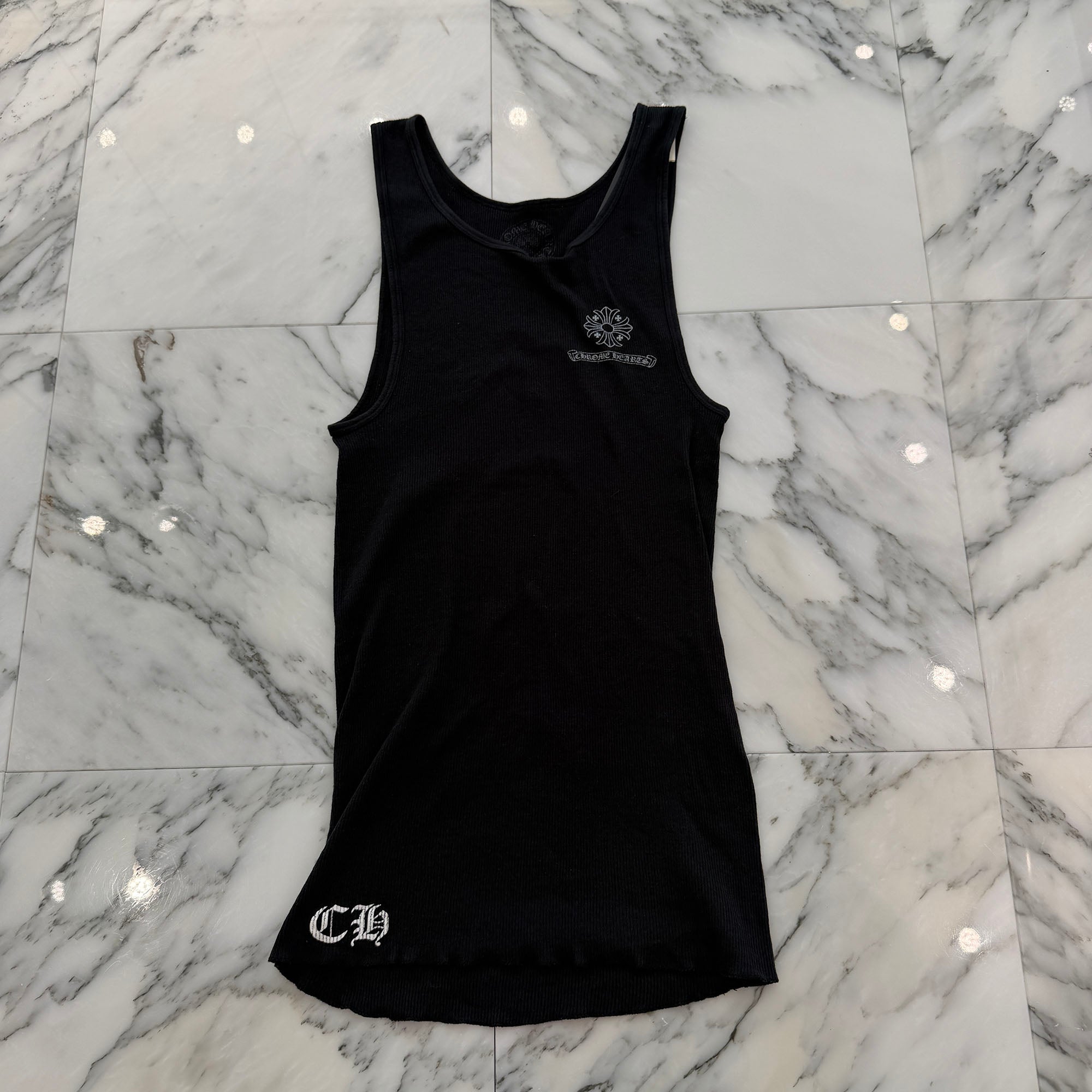 CHROME HEARTS CH Plus Cross Tank Top Size XL クロムハーツ CHプラスクロス タンクトップ サイズXL