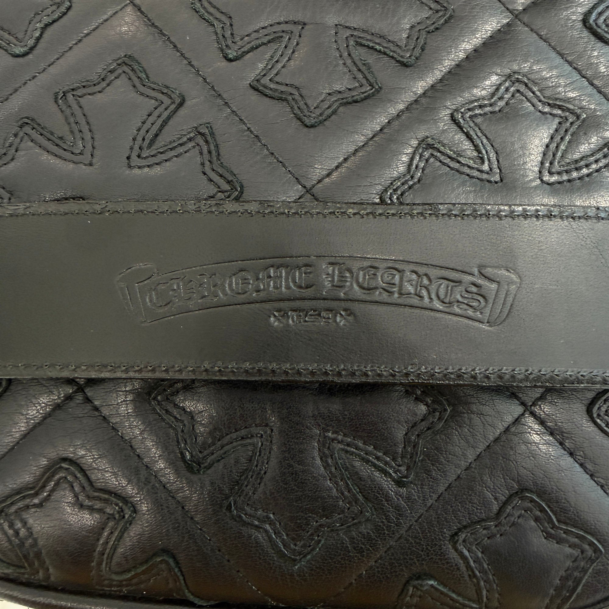 CHROME HEARTS 3PC Classic Leather Belt クロムハーツ 3PC クラシック レザーベルト