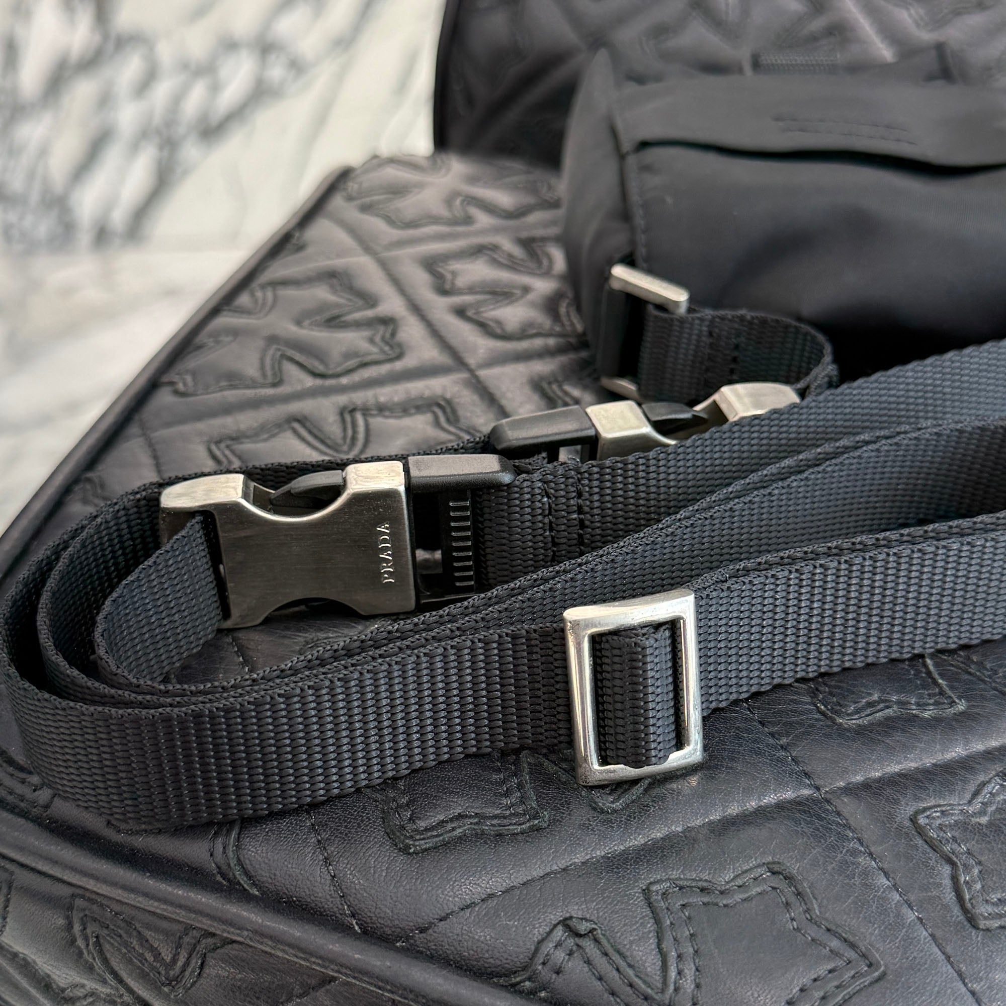 PRADA Re-Nylon Mini Shoulder Smart Phone Pouch MV583 プラダ リ