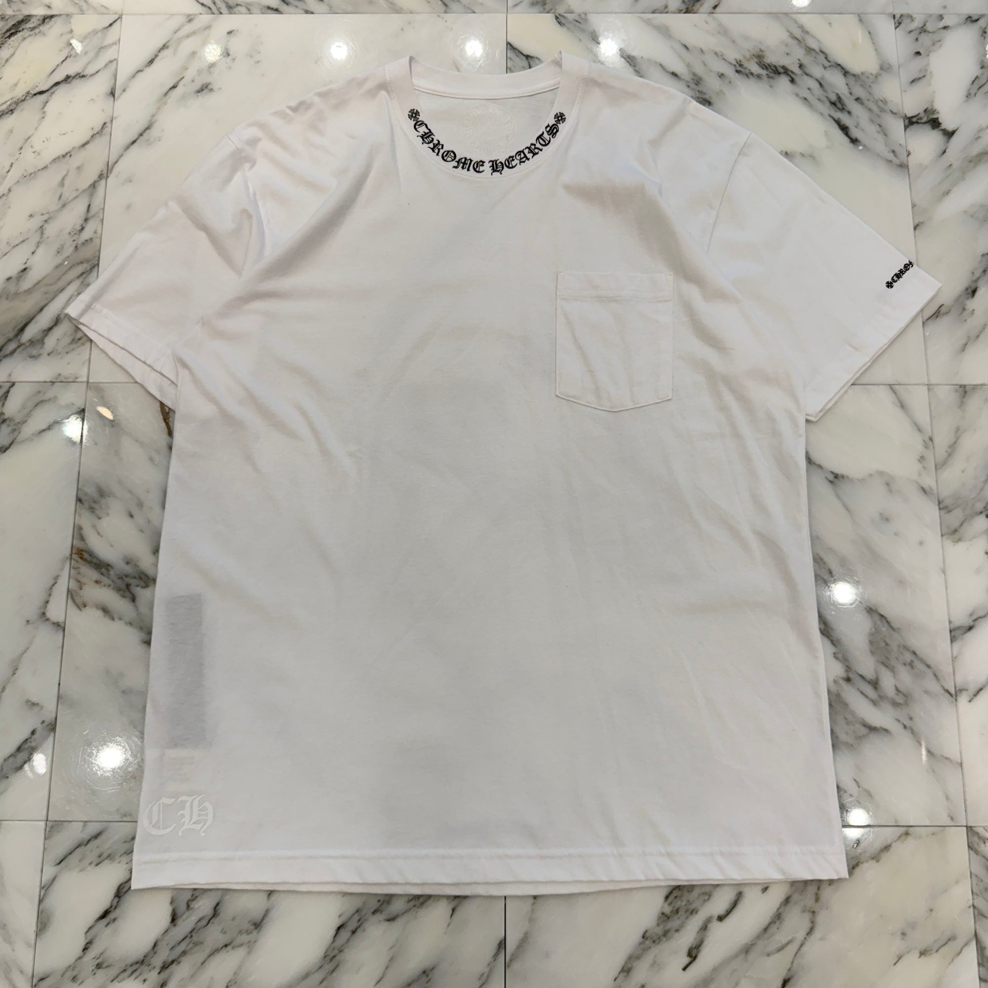 CHROME HEARTS Neck Logo Tee Size XL クロムハーツ ネックロゴ Tシャツ サイズXL