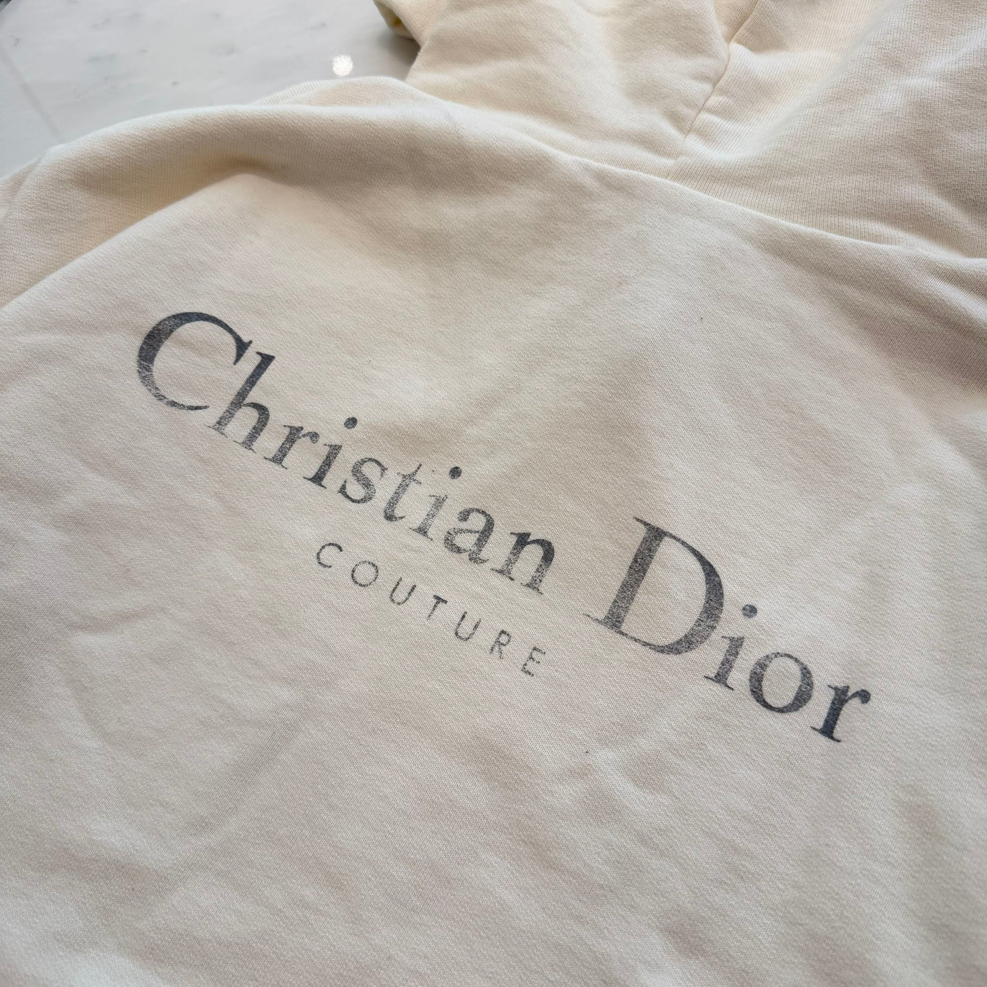 DIOR 2025AW CHRISTIAN DIOR COUTURE Logo Pullover Hoodie 343J691A0878 Size S ディオール クリスチャン・ディオール・クチュール ロゴ プルオーバーフーディー サイズS