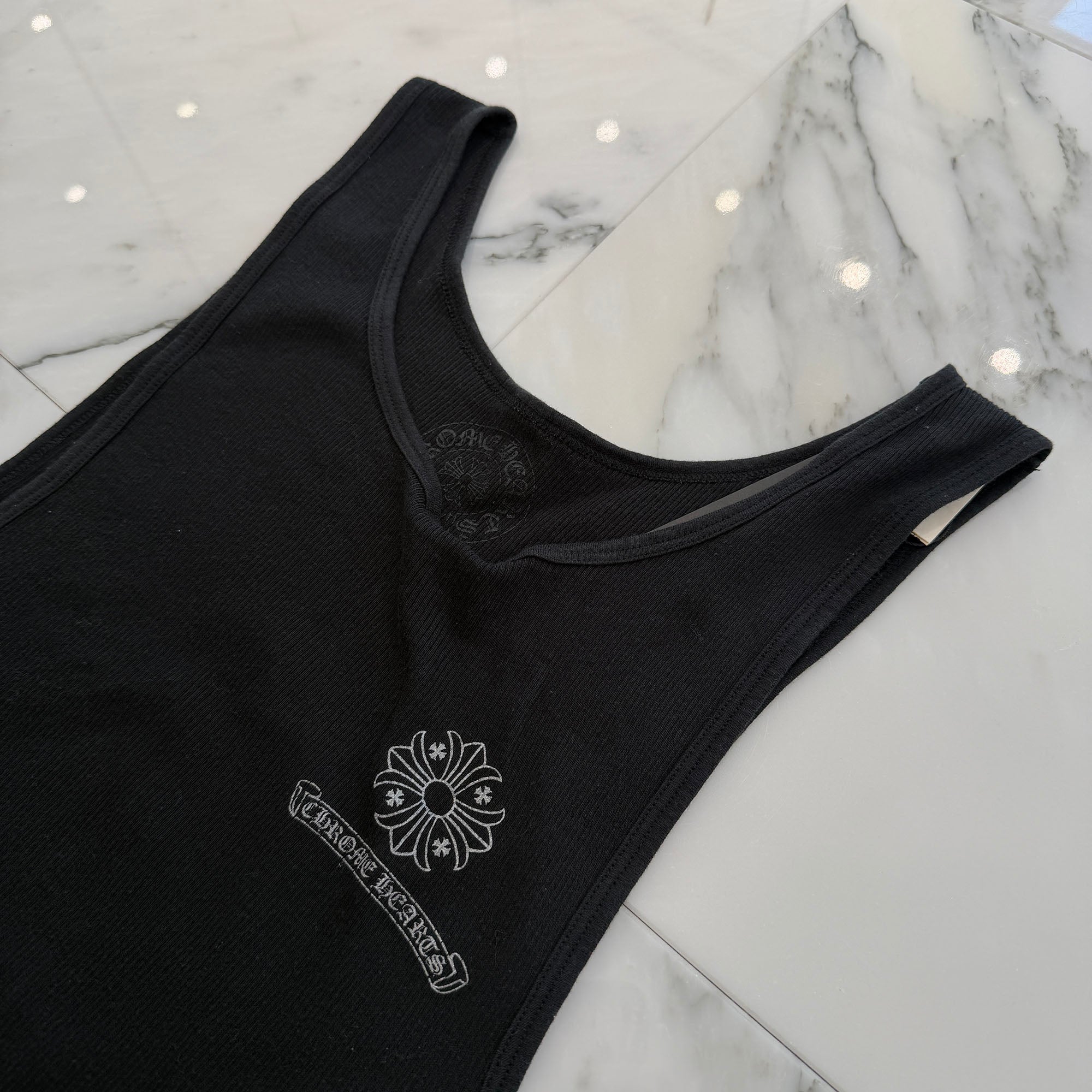 CHROME HEARTS CH Plus Cross Tank Top Size XL クロムハーツ CHプラスクロス タンクトップ サイズXL