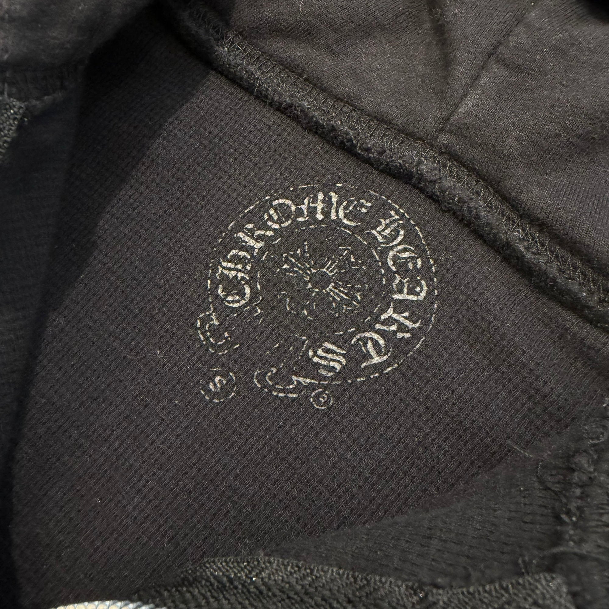 CHROME HEARTS Hooded Fuck You Horseshoe Zip Up Hoodie Size S クロムハーツ フーデッド ファックュー ホースシュー ジップアップ フーディ サイズS