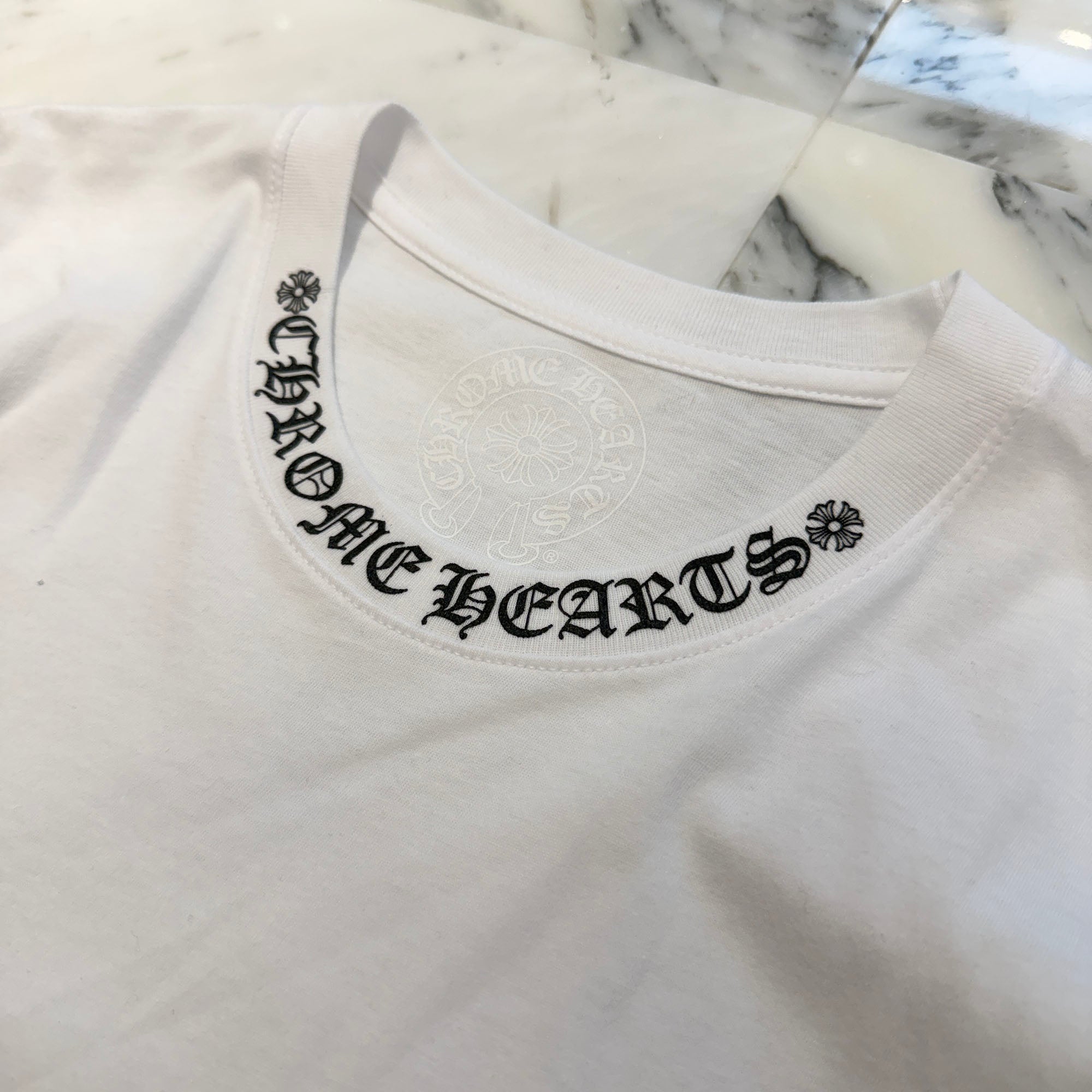 CHROME HEARTS Neck Logo Tee Size XL クロムハーツ ネックロゴ Tシャツ サイズXL