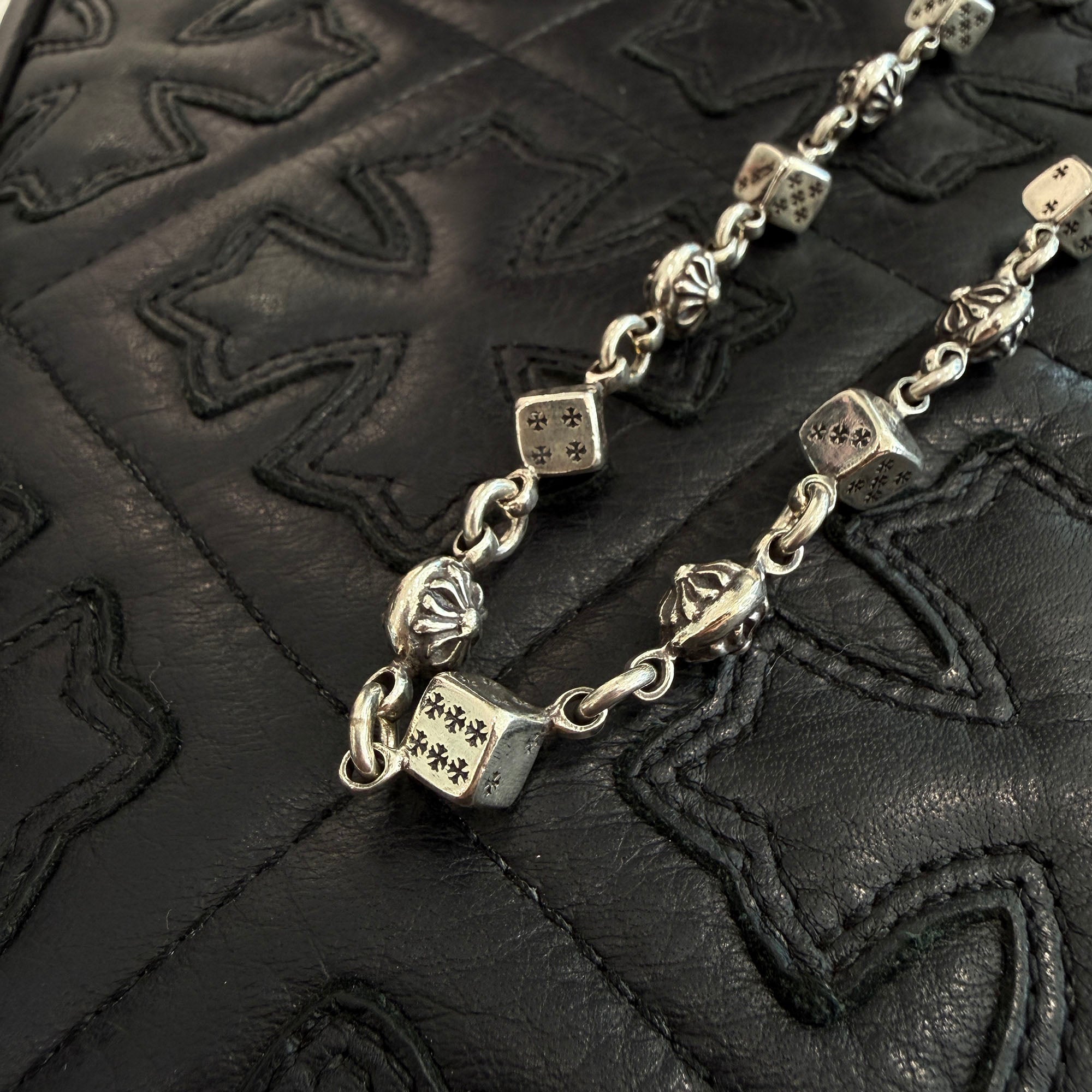 CHROME HEARTS 1 Clip Dice Cross Ball Wallet Chain 14 Link クロムハーツ 1クリップ ダイス クロスボール ウォレットチェーン 14リンク
