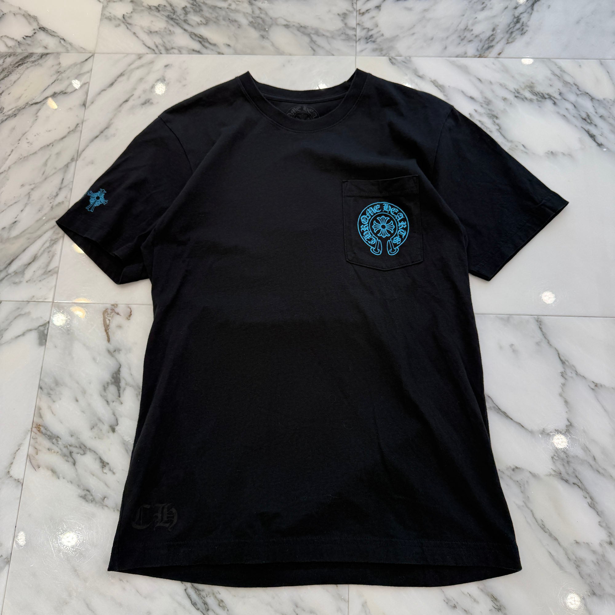 CHROME HEARTS 3 Blue Cross Tee Size M クロムハーツ 3 ブルークロス Tシャツ サイズＭ