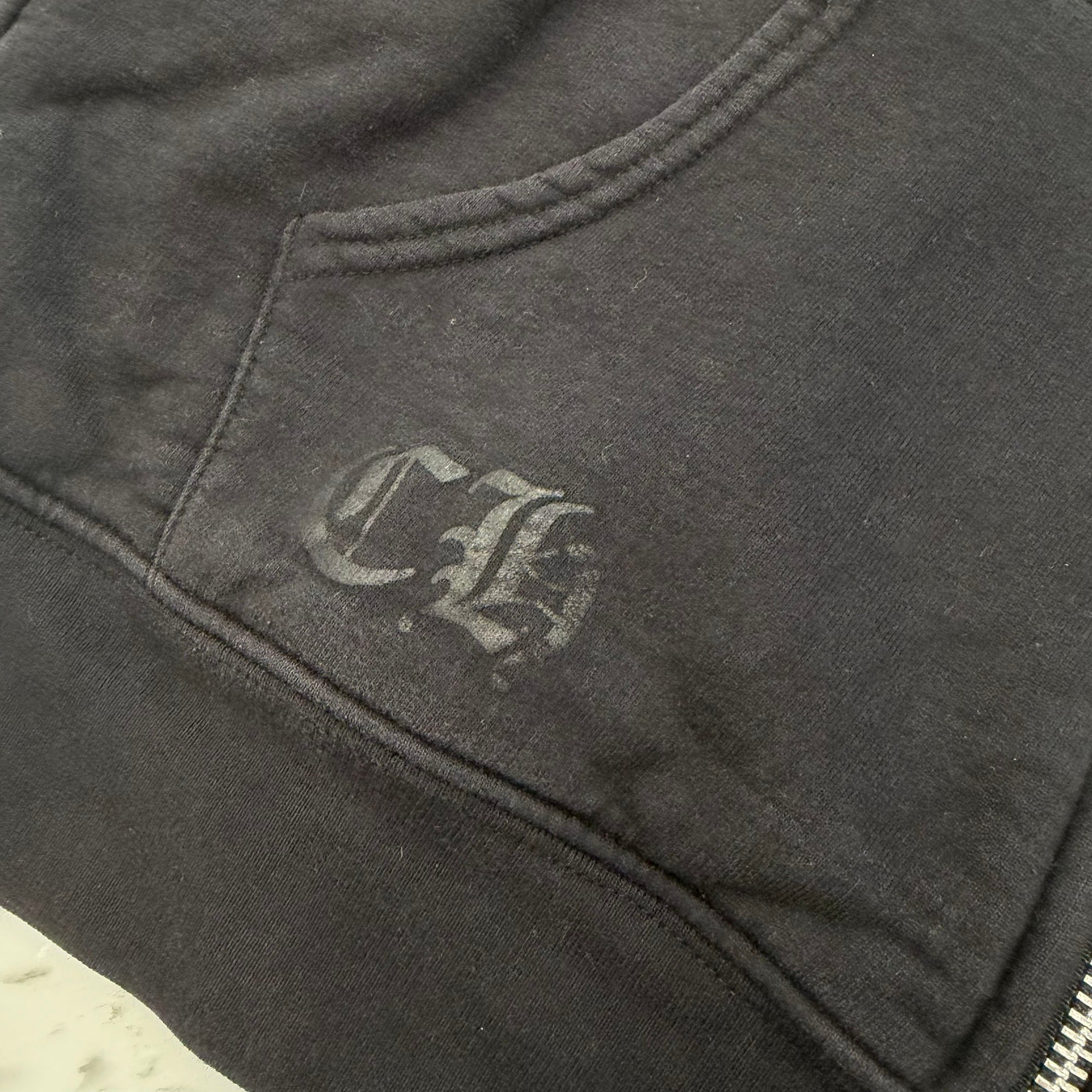 CHROME HEARTS Hooded Fuck You Horseshoe Zip Up Hoodie Size S クロムハーツ フーデッド ファックュー ホースシュー ジップアップ フーディ サイズS