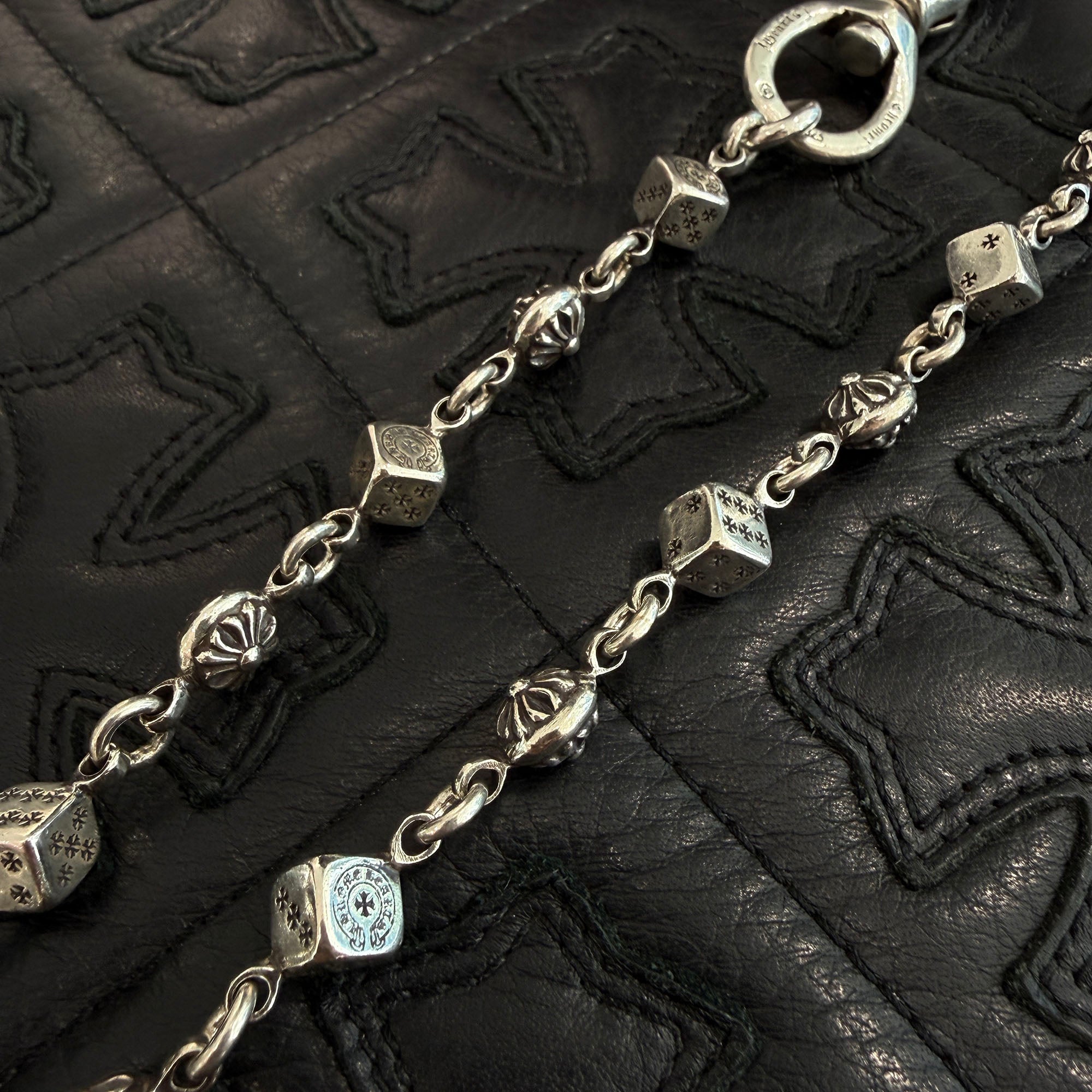 CHROME HEARTS 1 Clip Dice Cross Ball Wallet Chain 14 Link クロムハーツ 1クリップ ダイス クロスボール ウォレットチェーン 14リンク