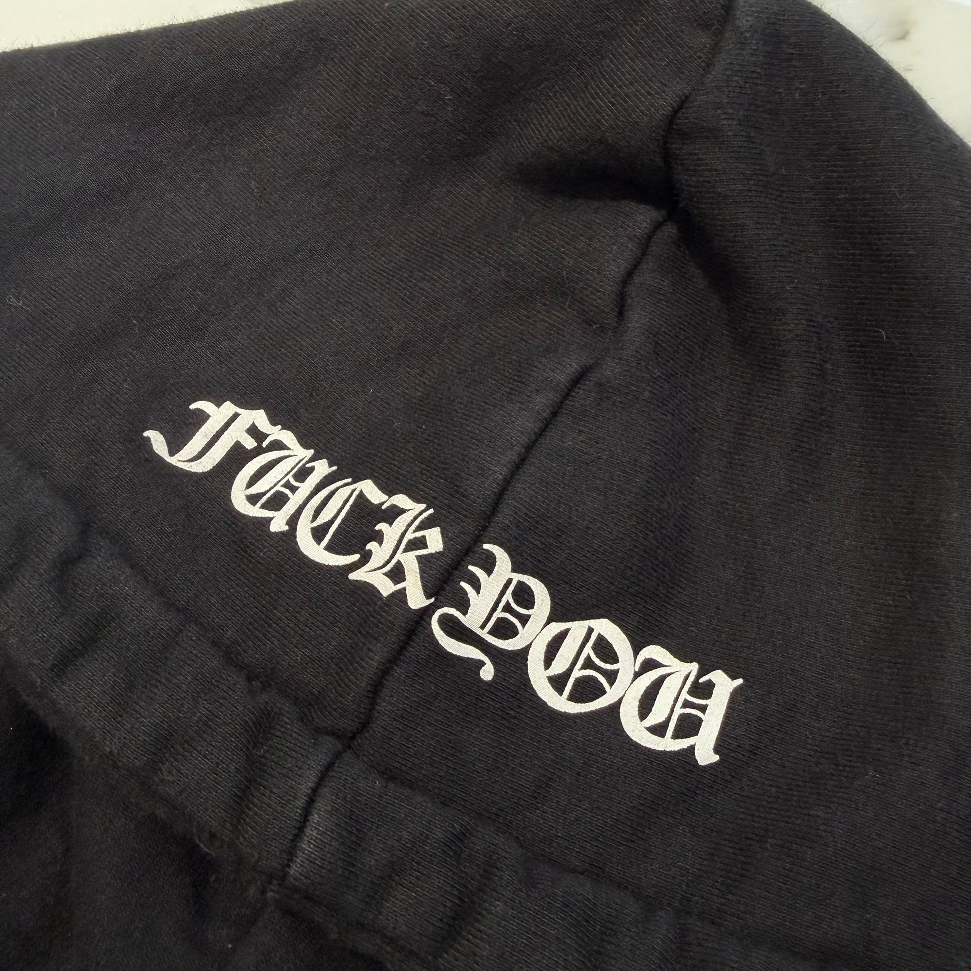 CHROME HEARTS Hooded Fuck You Horseshoe Zip Up Hoodie Size S クロムハーツ フーデッド ファックュー ホースシュー ジップアップ フーディ サイズS