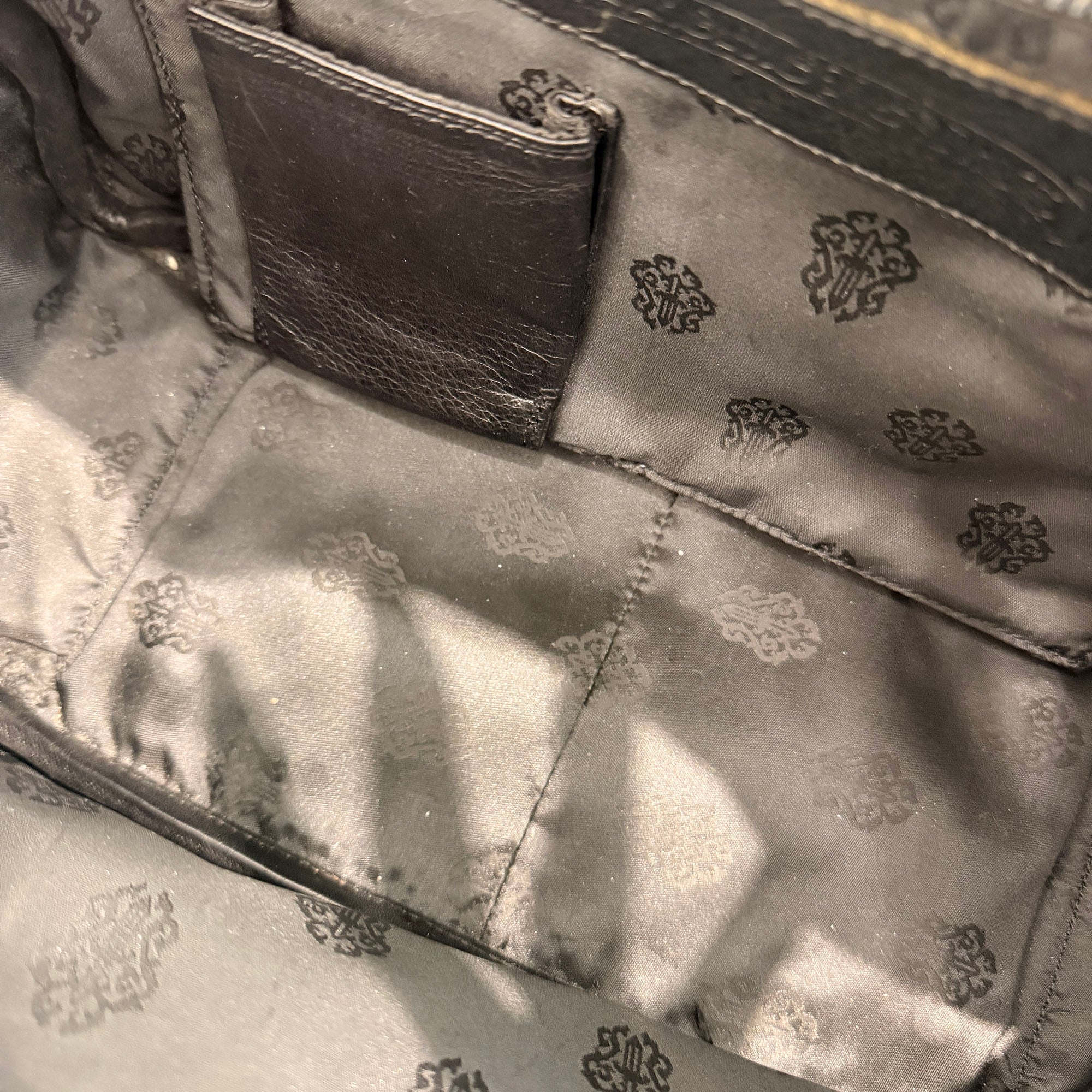 CHROME HEARTS Cemetery Cross Patch GYM Bag クロムハーツ セメタリークロスパッチ ジムバッグ