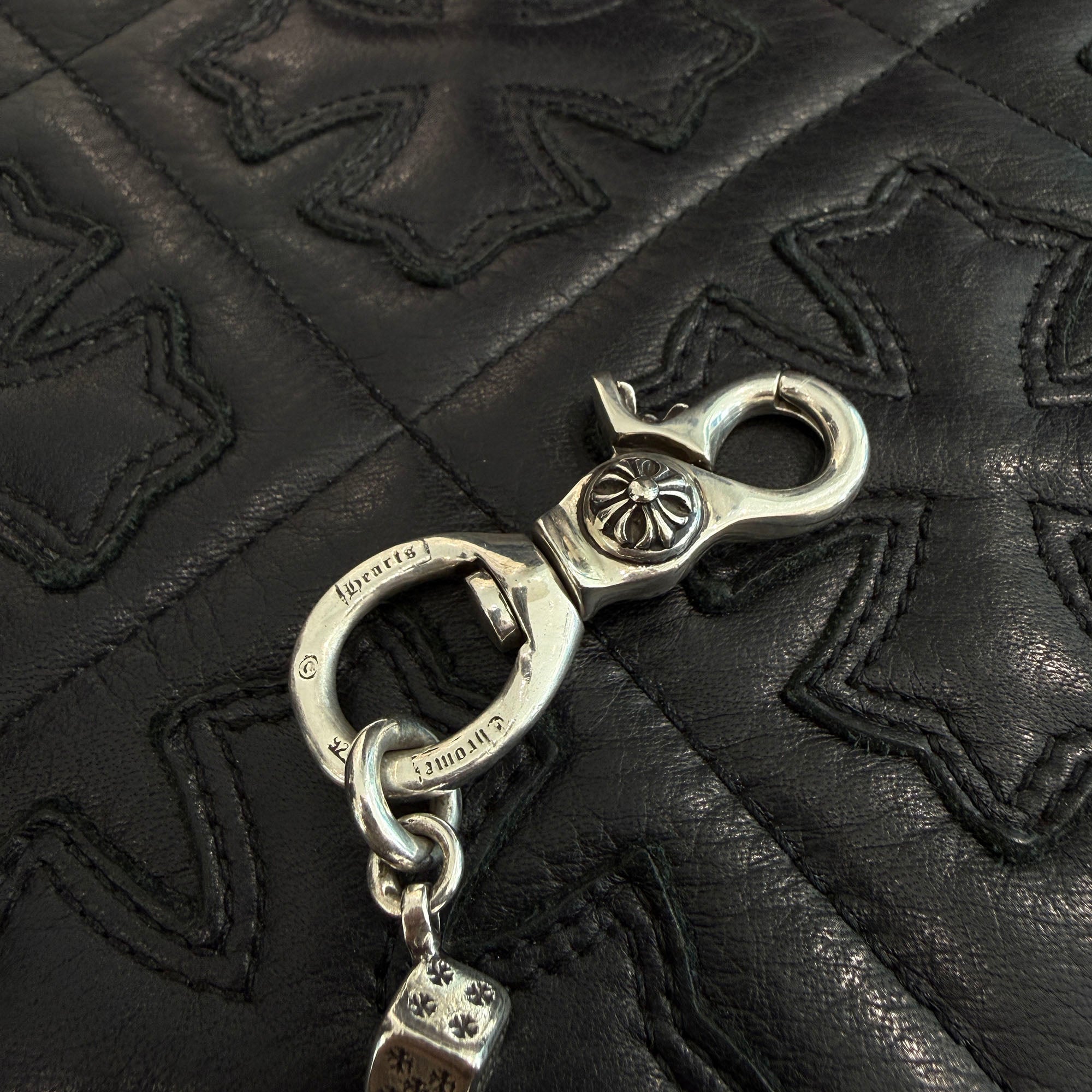 CHROME HEARTS 1 Clip Dice Cross Ball Wallet Chain 14 Link クロムハーツ 1クリップ ダイス クロスボール ウォレットチェーン 14リンク