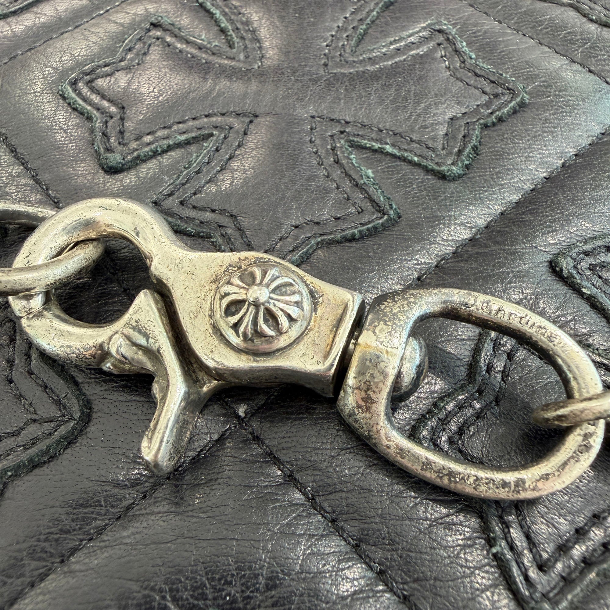 CHROME HEARTS 1 CLIP ROLLER Wallet Chain Size 9 LINKS クロムハーツ