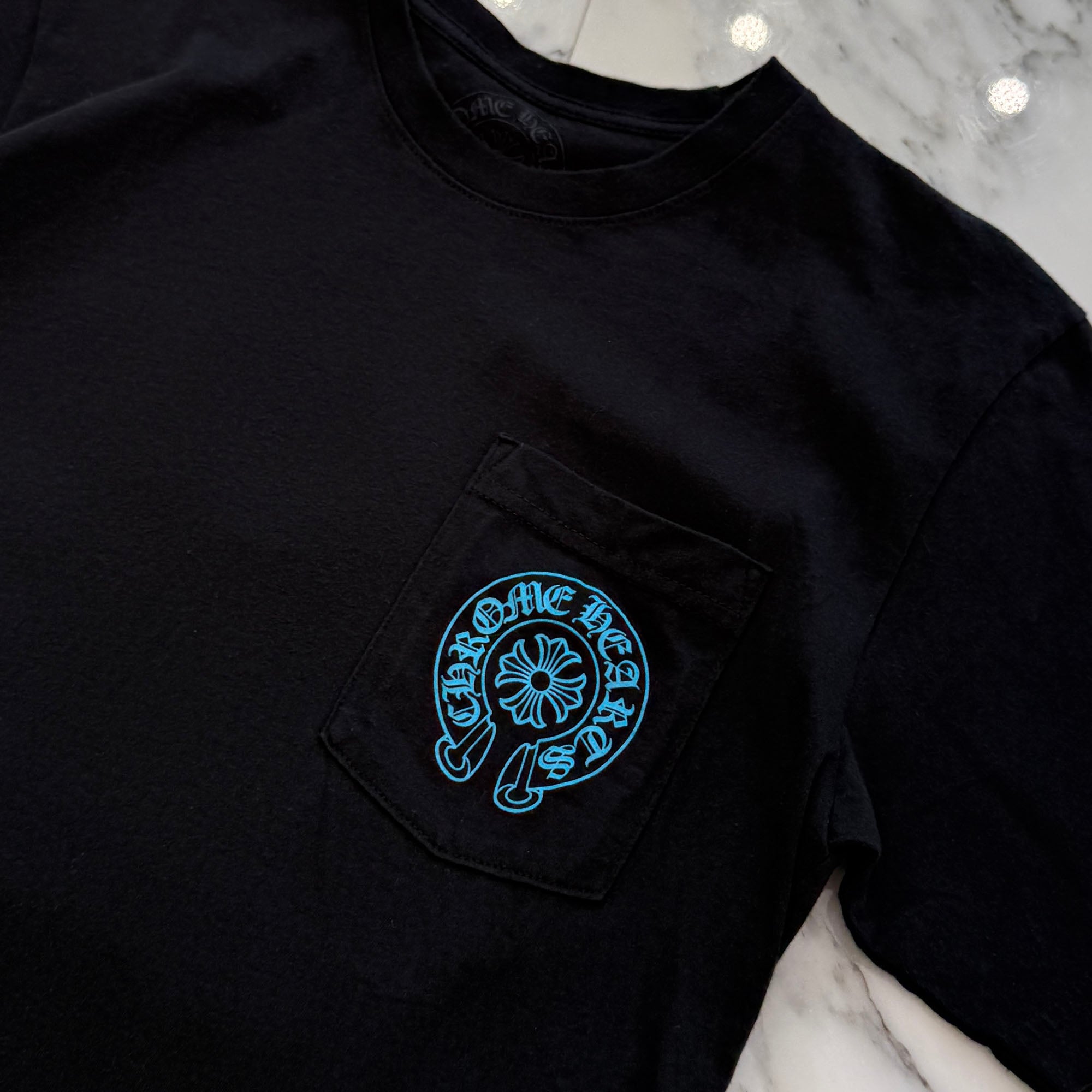 CHROME HEARTS 3 Blue Cross Tee Size M クロムハーツ 3 ブルークロス Tシャツ サイズＭ