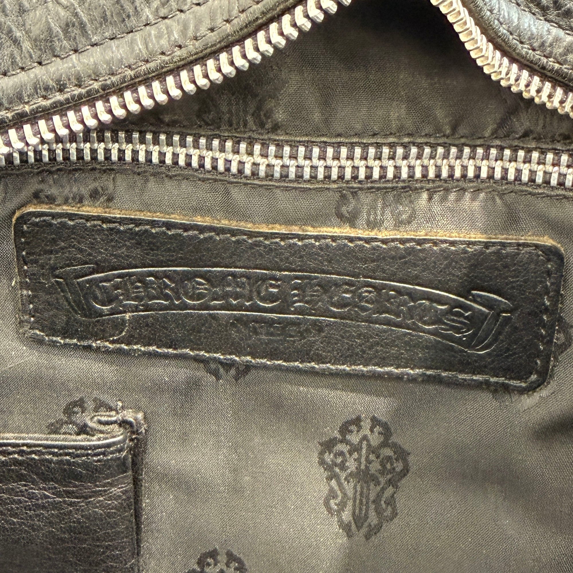 CHROME HEARTS Cemetery Cross Patch GYM Bag クロムハーツ セメタリークロスパッチ ジムバッグ