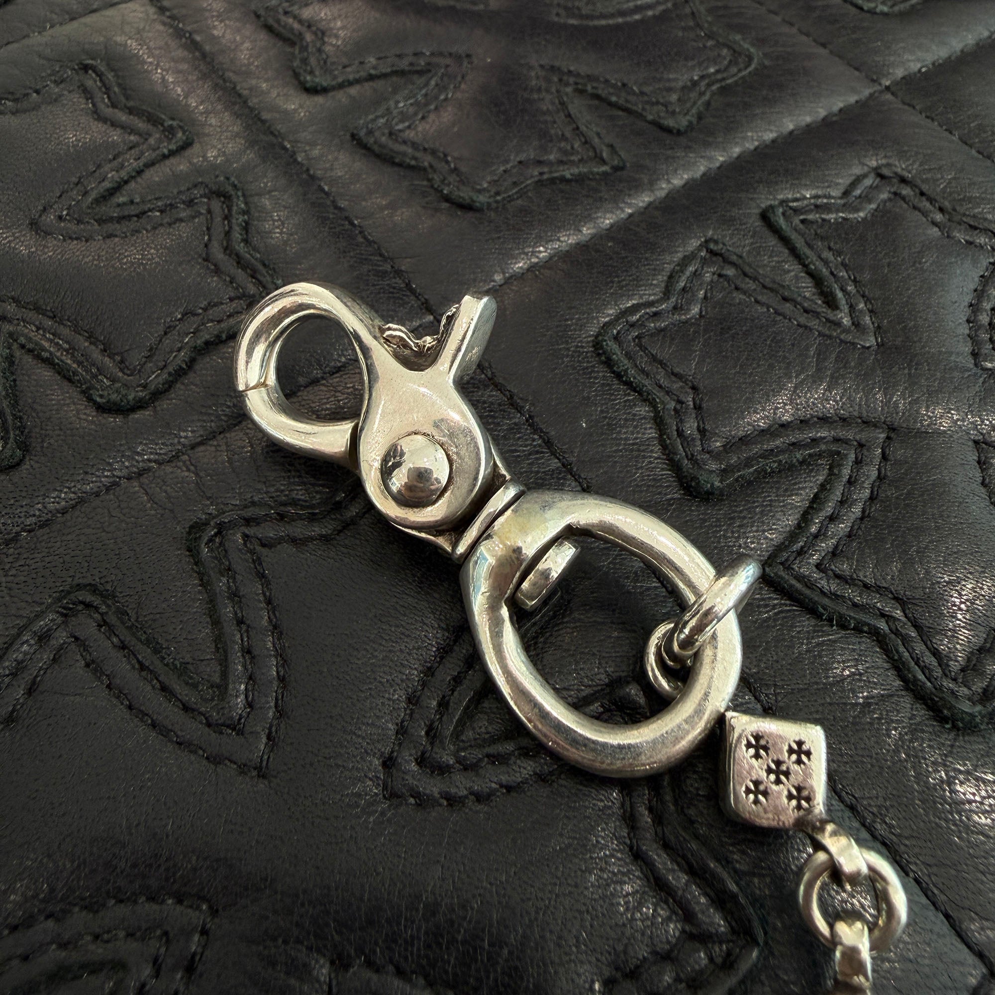 CHROME HEARTS 1 Clip Dice Cross Ball Wallet Chain 14 Link クロムハーツ 1クリップ ダイス クロスボール ウォレットチェーン 14リンク