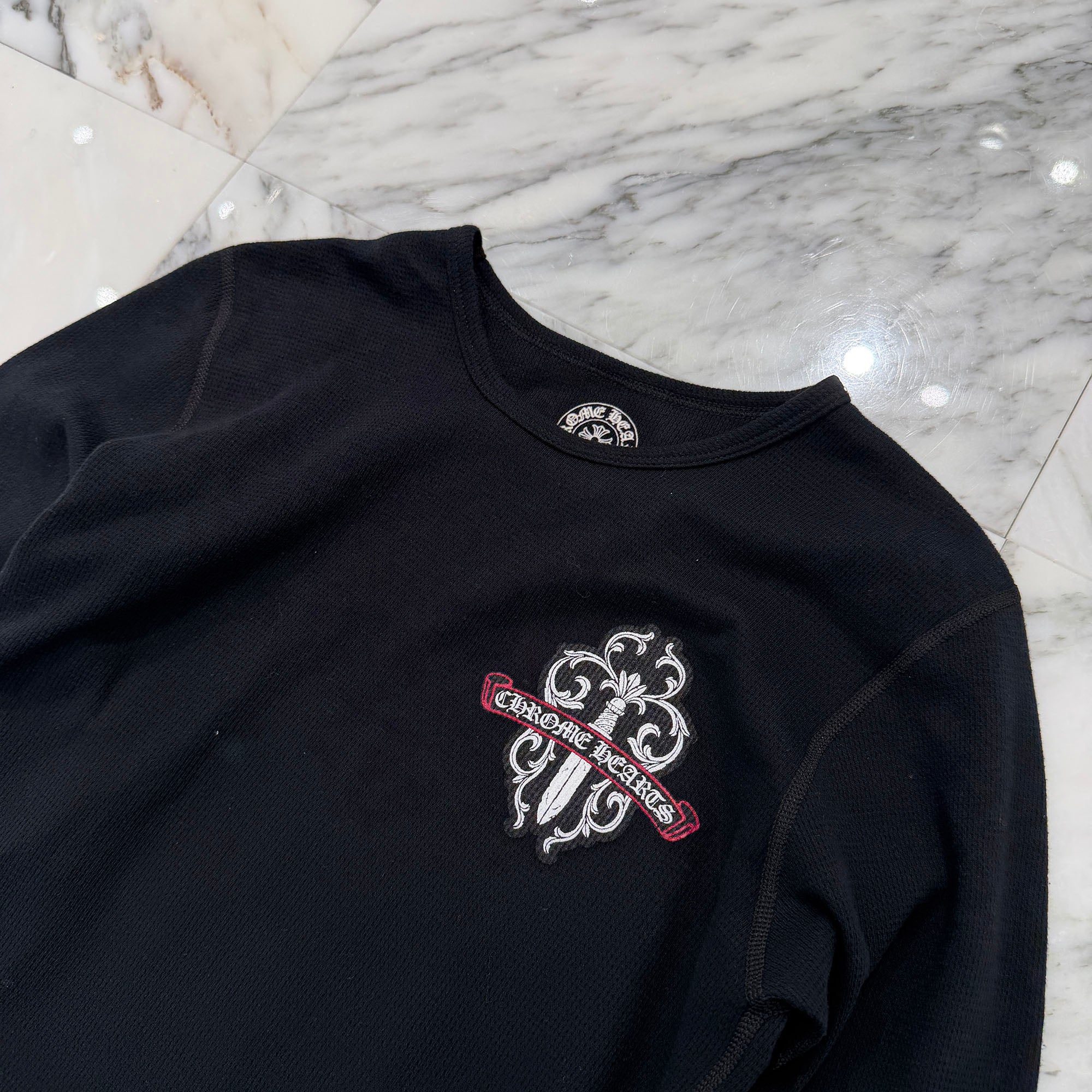 CHROME HEARTS Camouflage Vine Dagger Thermel Long Sleeve Tee Size S クロムハーツ カモフラージュ ヴァインダガーサーマル ロング スリーブ Tシャツ サイズS