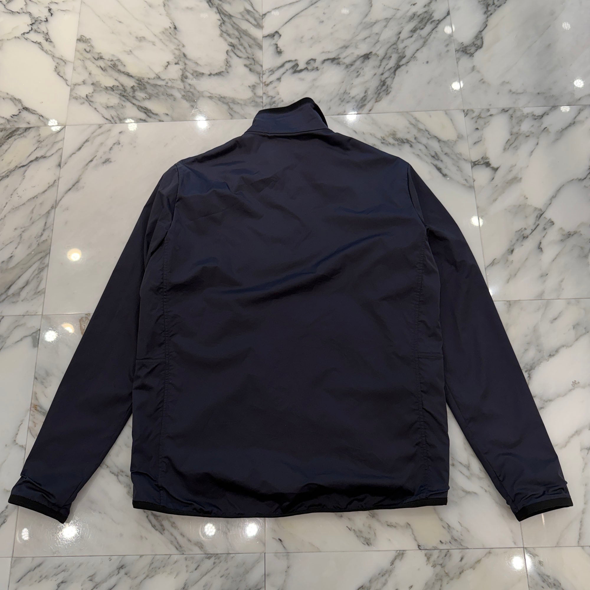 HERMES Sellier Warm Up Fleece Blouson Nylon Zip Up Jacket HERMES Sellier Warm Up Fleece Blouson Nylon Zip Up Jacket