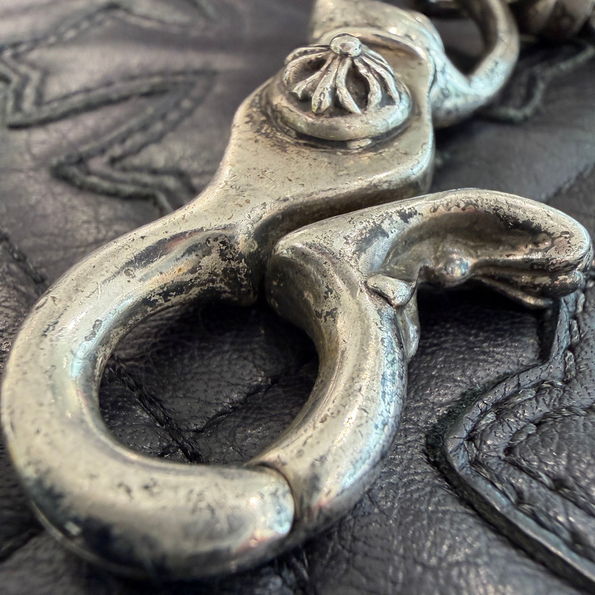 CHROME HEARTS 1 CLIP ROLLER Wallet Chain Size 9 LINKS クロムハーツ