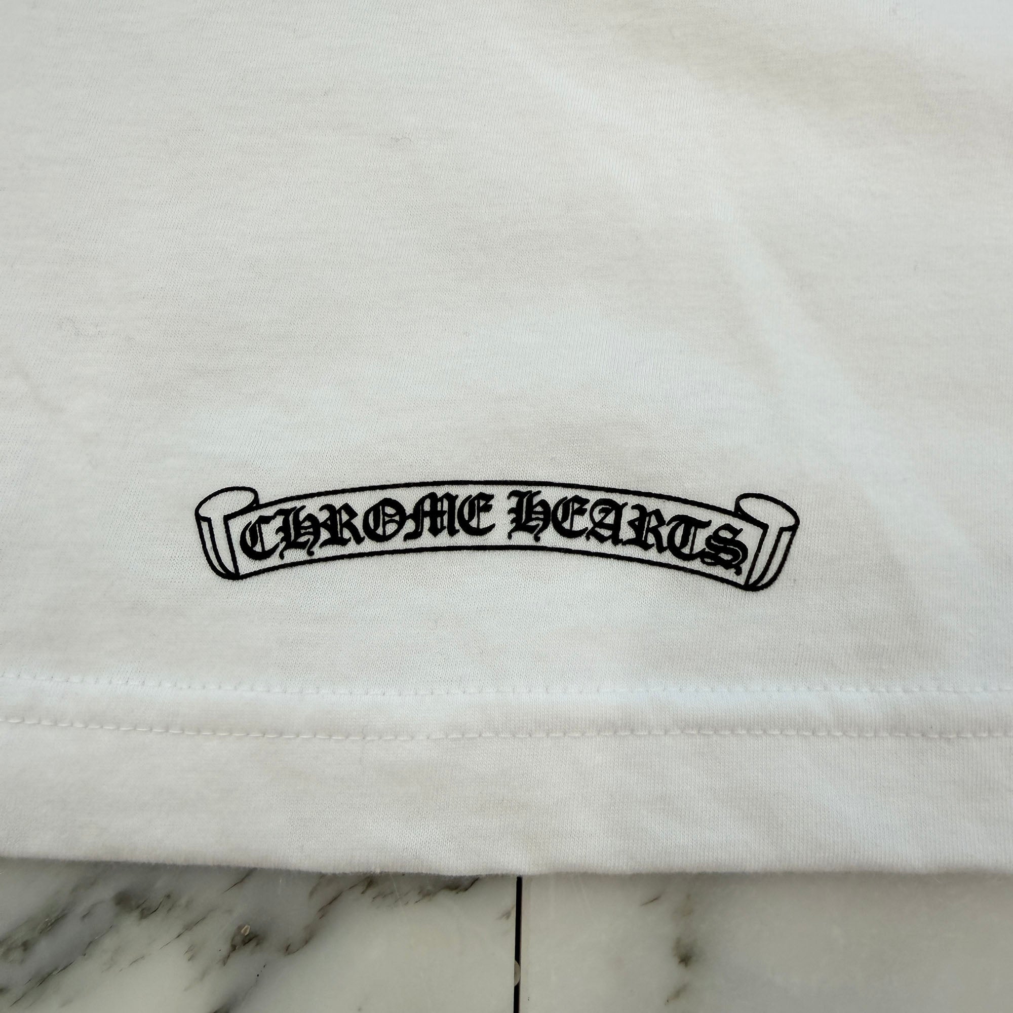 CHROME HEARTS Neck Logo Tee Size XL クロムハーツ ネックロゴ Tシャツ サイズXL