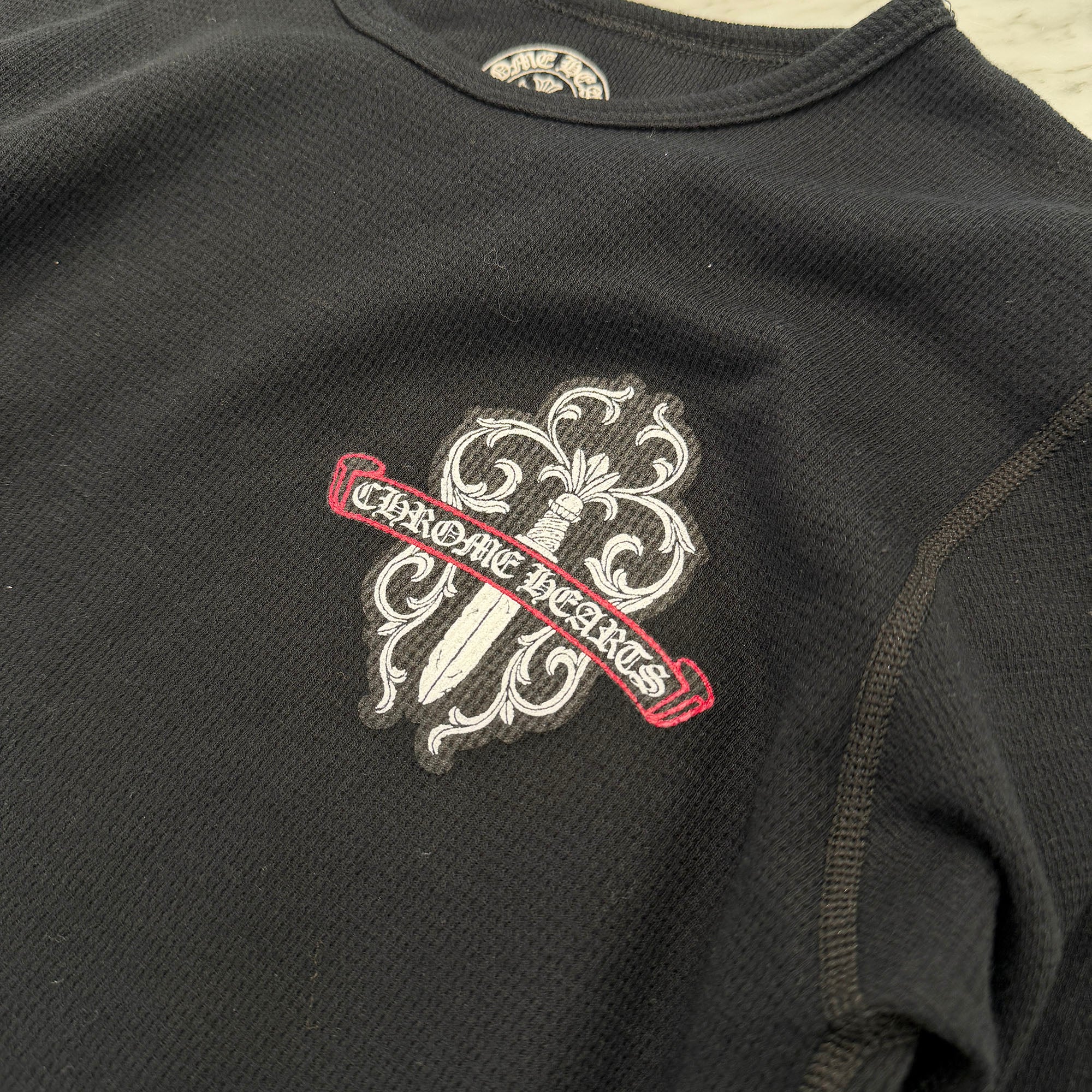 CHROME HEARTS Camouflage Vine Dagger Thermel Long Sleeve Tee Size S クロムハーツ カモフラージュ ヴァインダガーサーマル ロング スリーブ Tシャツ サイズS