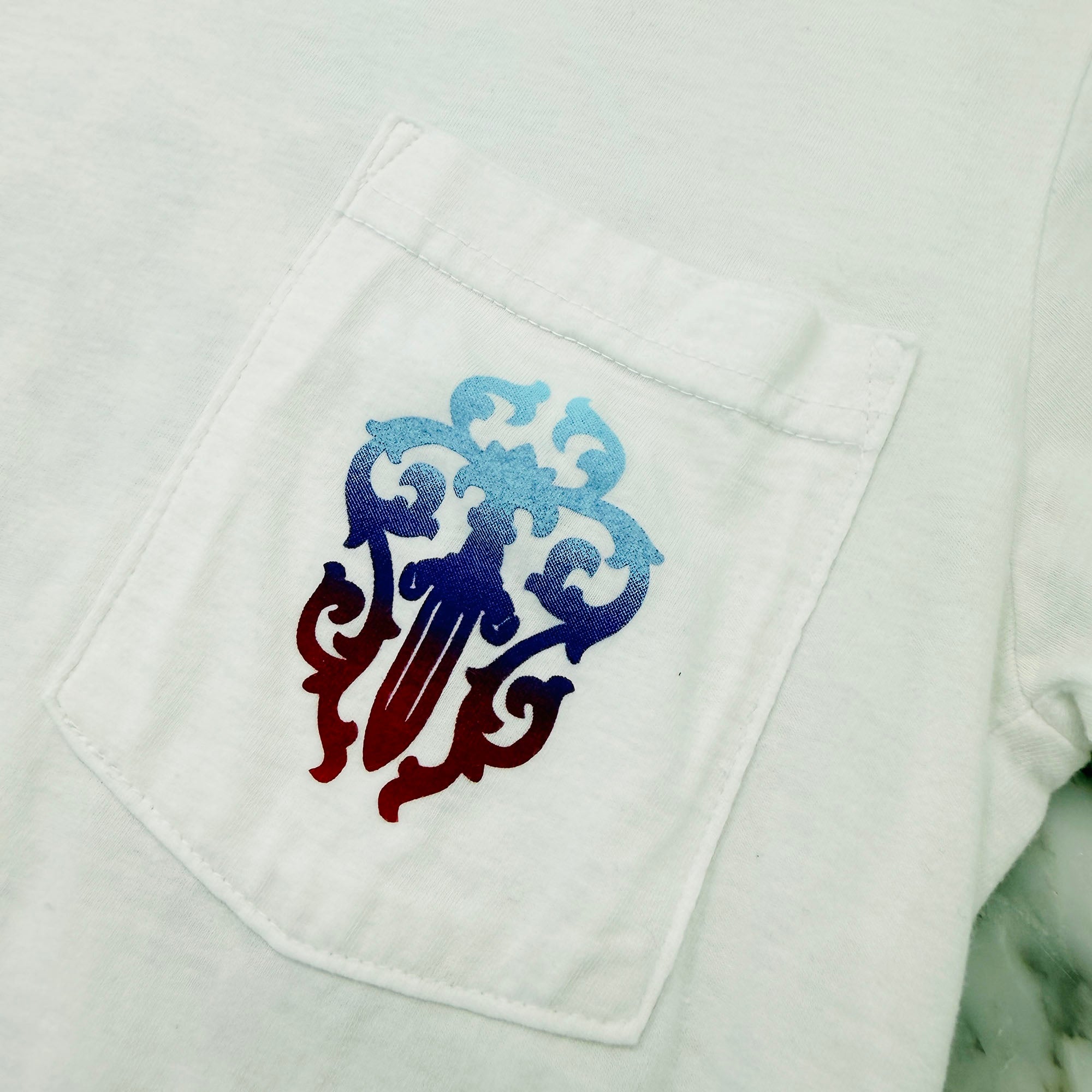 CHROME HEARTS Gradient Dagger Horseshoe Print Tee Size XS クロムハーツ グラデーション ダガー ホースシュー プリント Tシャツ サイズXS