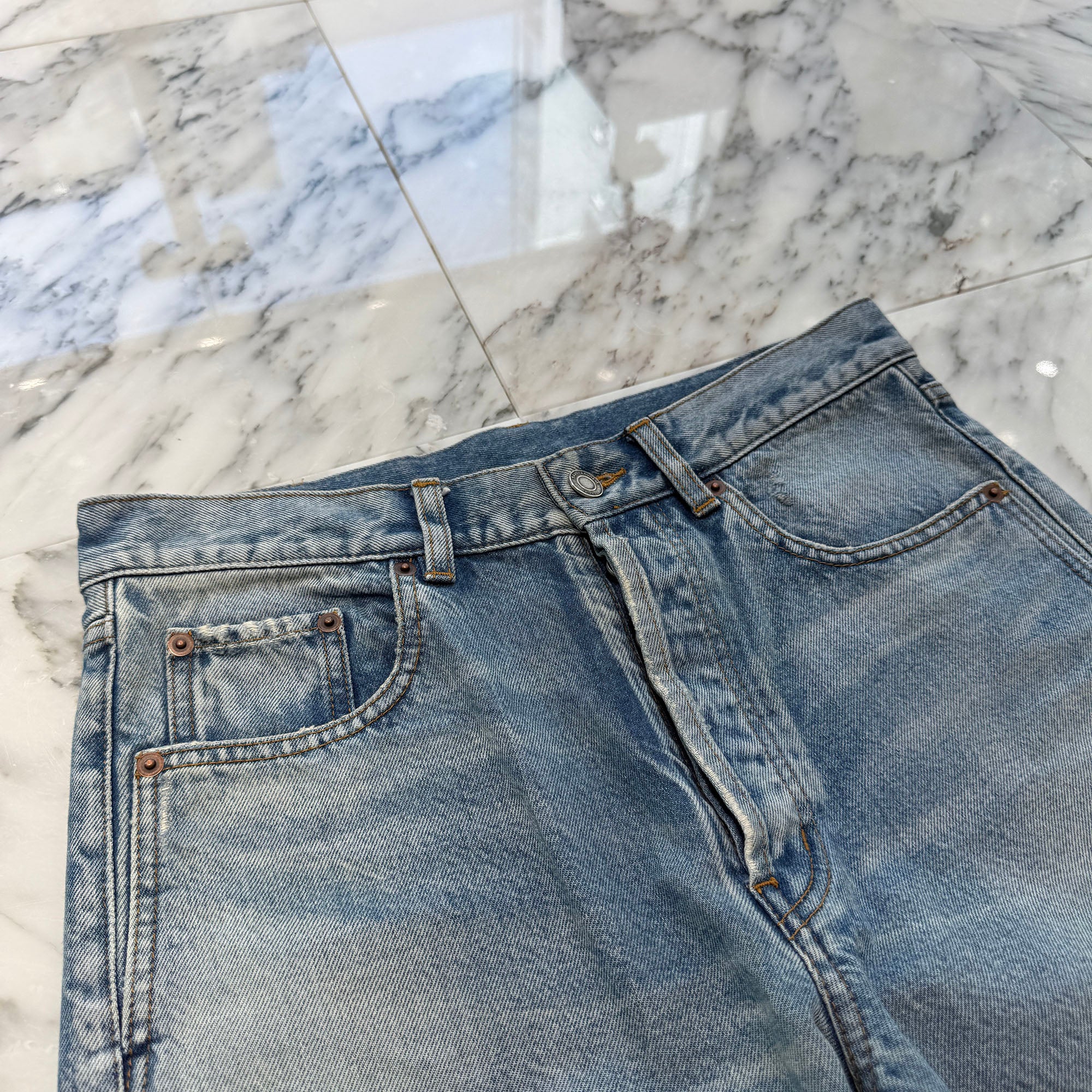 SAINT LAURENT PARIS 2024AW Slim Fit Jeans 810764 Y35AQ Size 27 サンローランパリ スリムフィット ジーンズ サイズ27