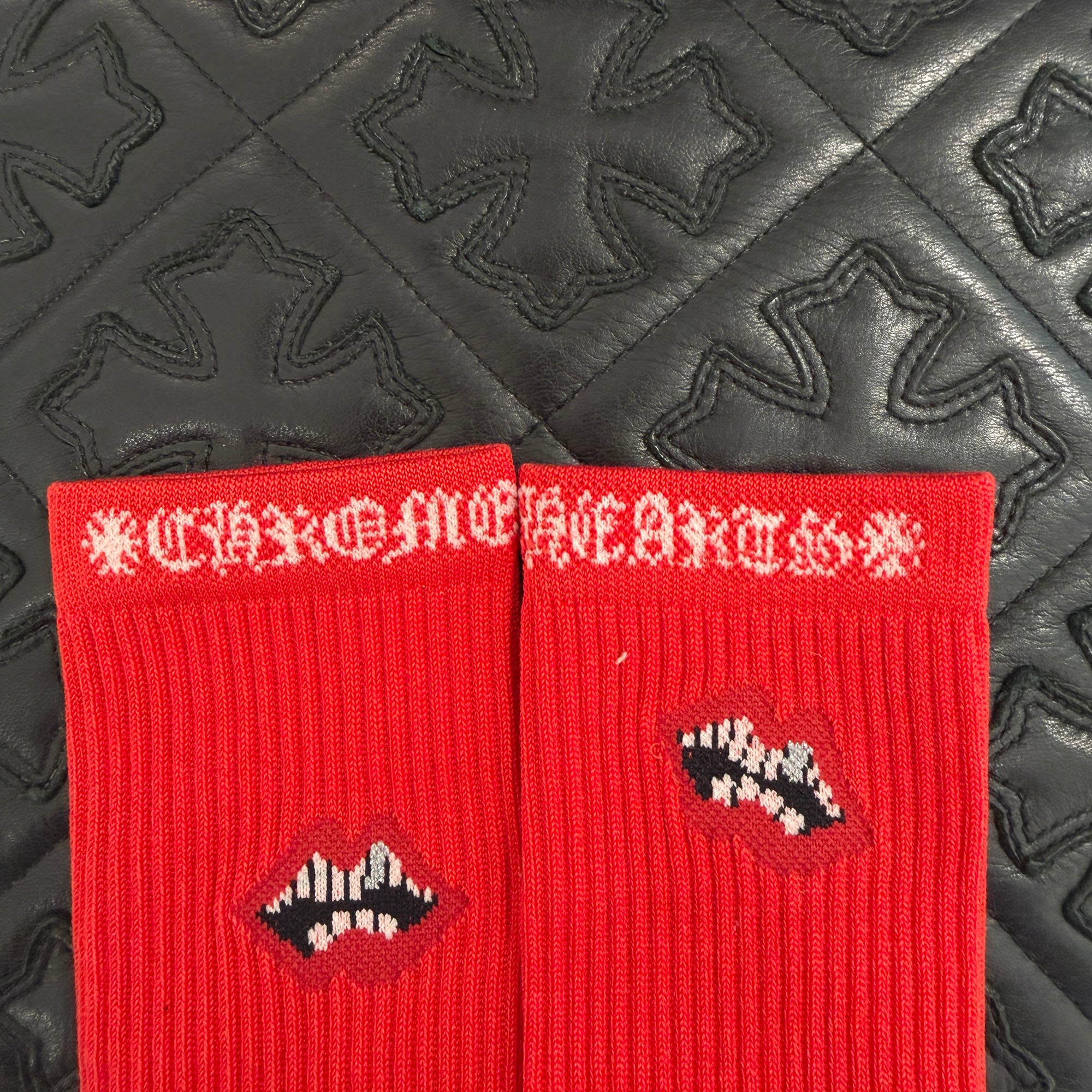 CHROME HEARTS × MATTY BOY Chomper Socks Size M (25cm～27cm) クロムハーツ × マッティボーイ チョンパー ソックス サイズM(25cm～27cm)