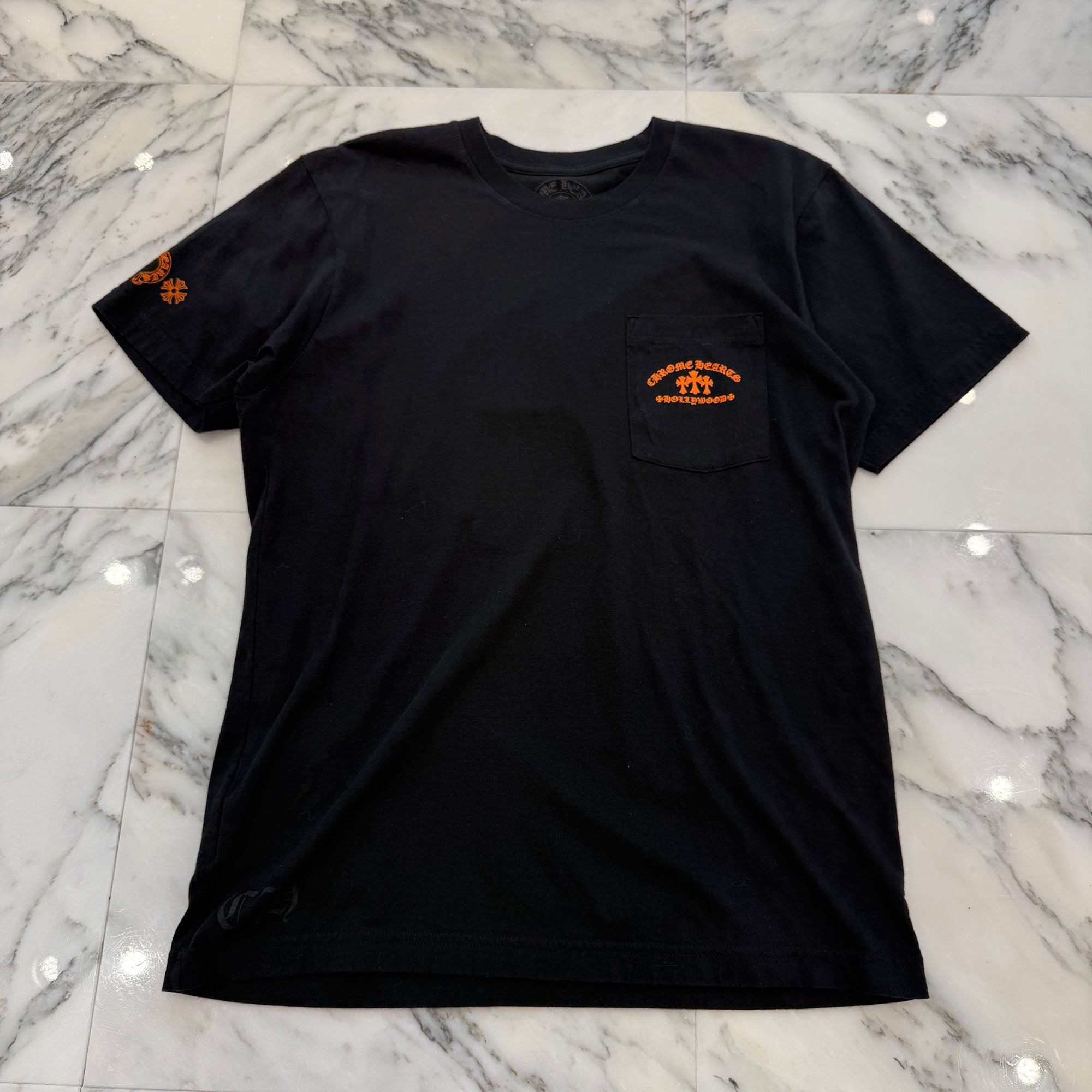CHROME HEARTS King Taco 3 Cemetery Cross Print Tee Size M クロムハーツ キングタコ 3 セメタリークロス プリント Tシャツ サイズM