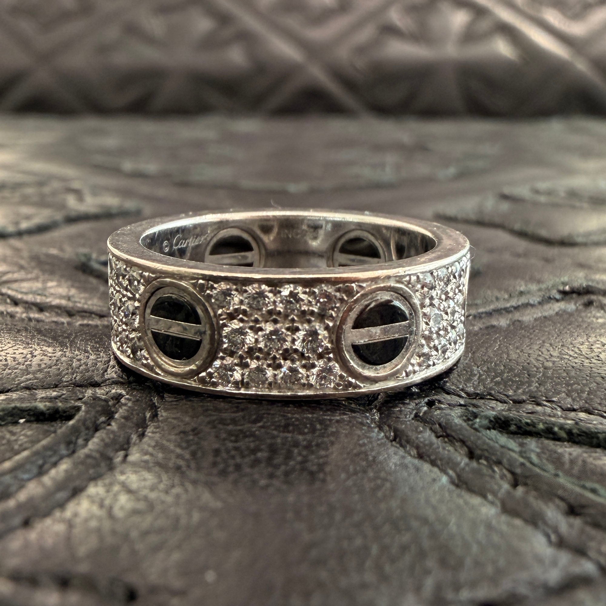 Cartier Love Ring Classic Model Pavé Diamond B4207600 Size 54 カルティエ ラブリング クラシックモデル パヴェダイヤモンド サイズ54